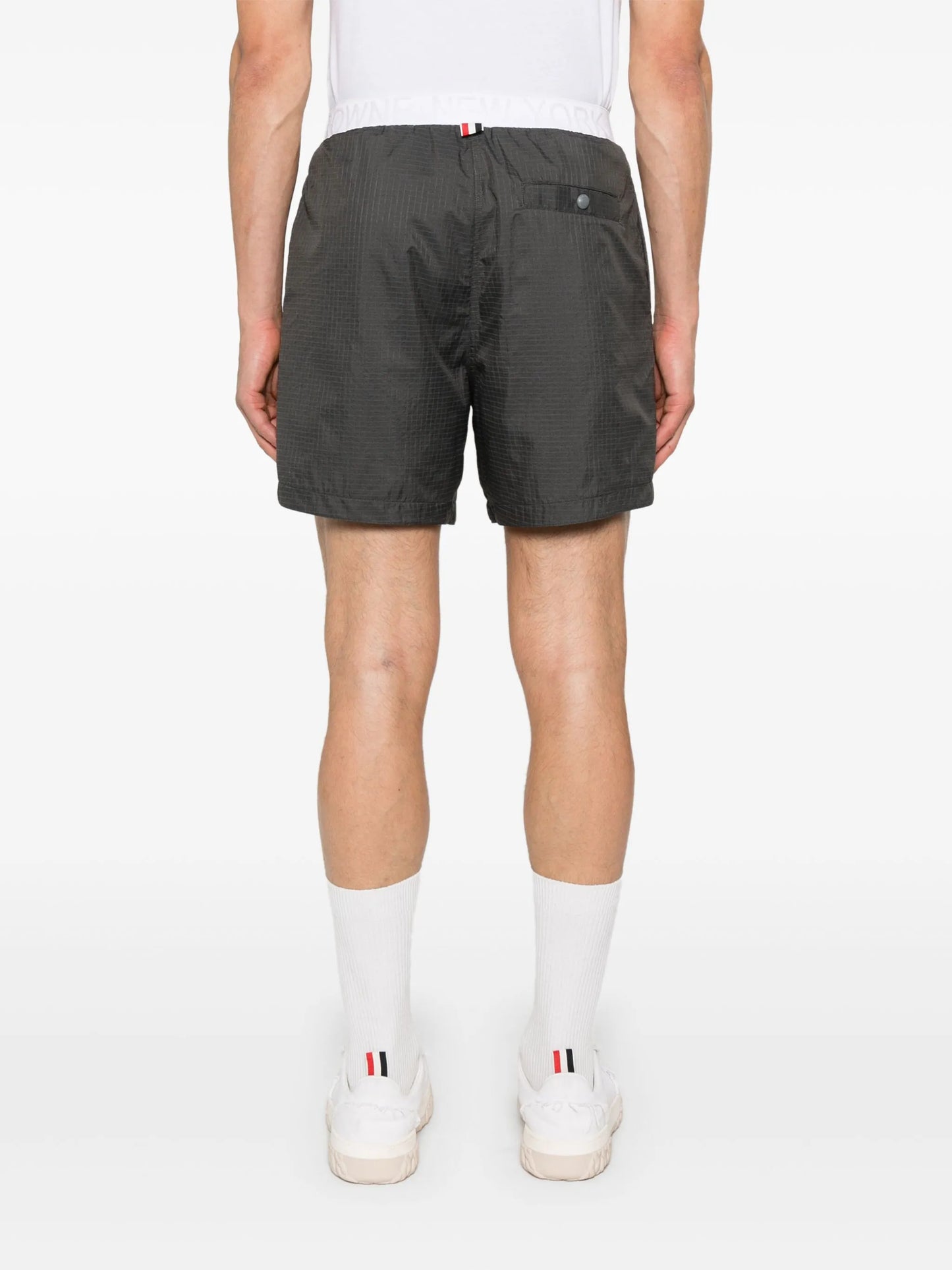 logo-waistband ripstop shorts
