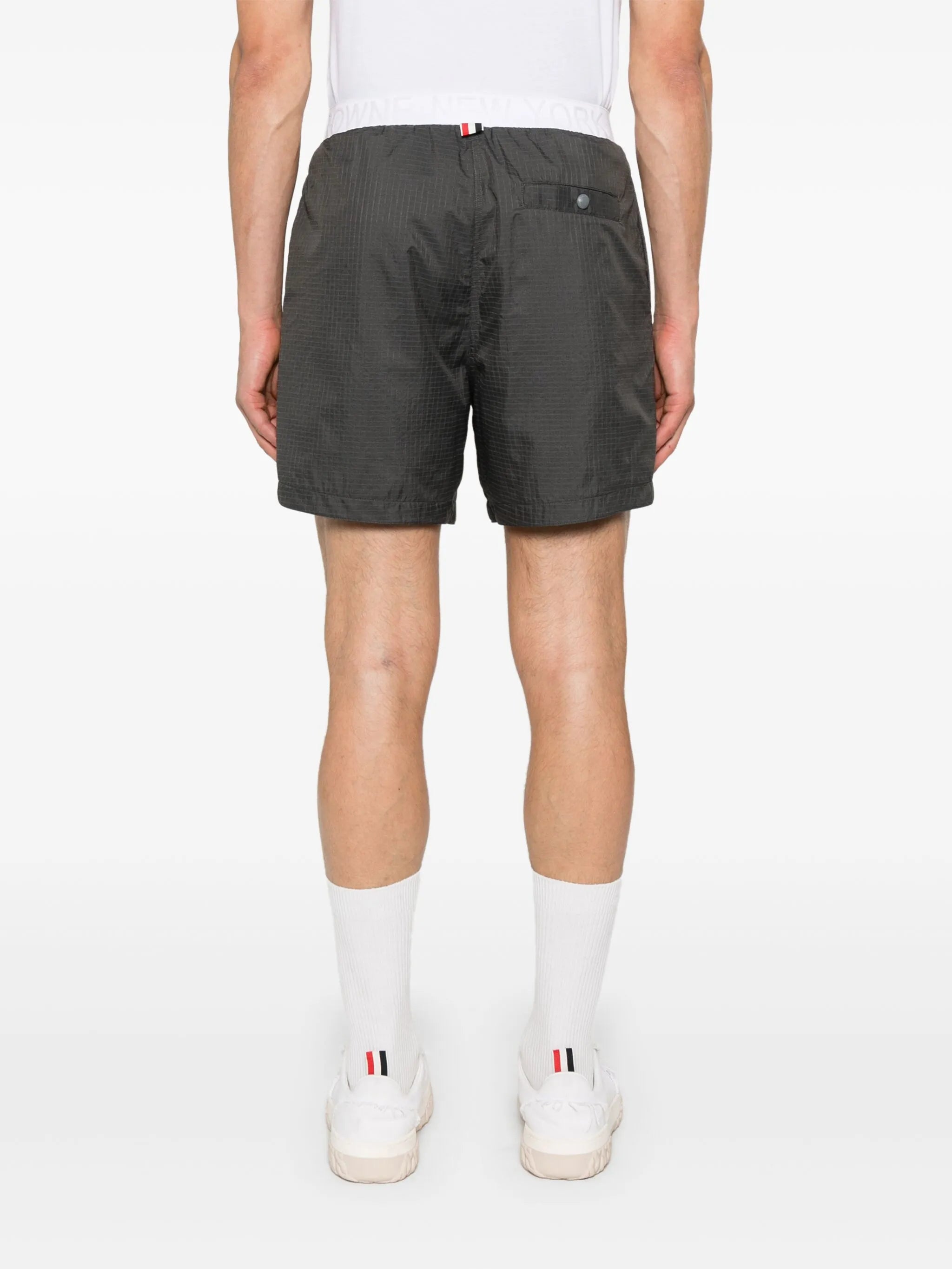 logo-waistband ripstop shorts