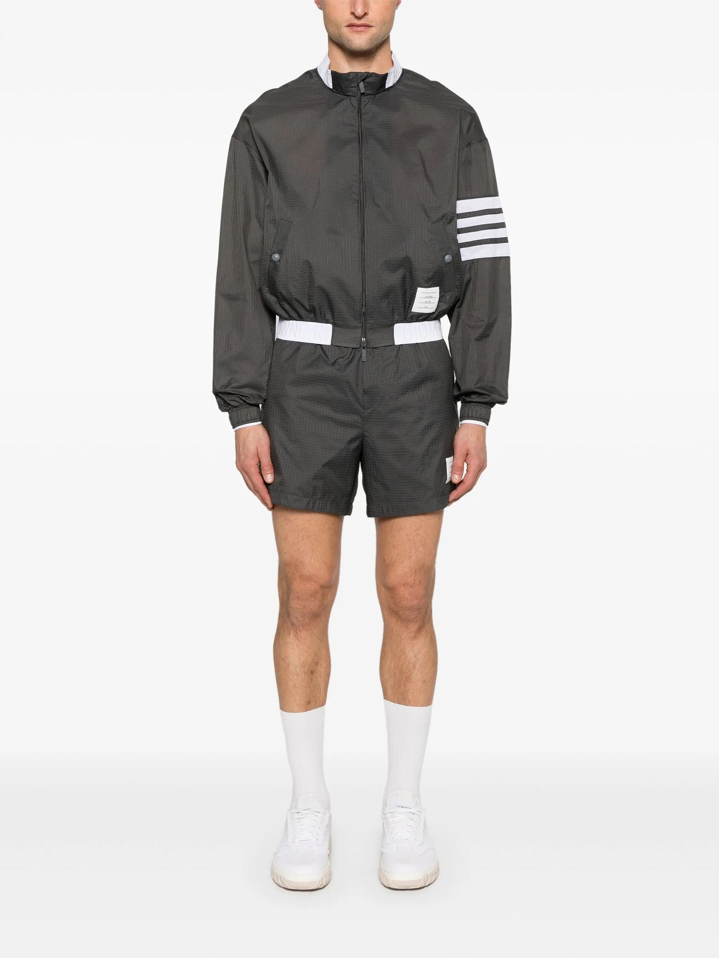 logo-waistband ripstop shorts