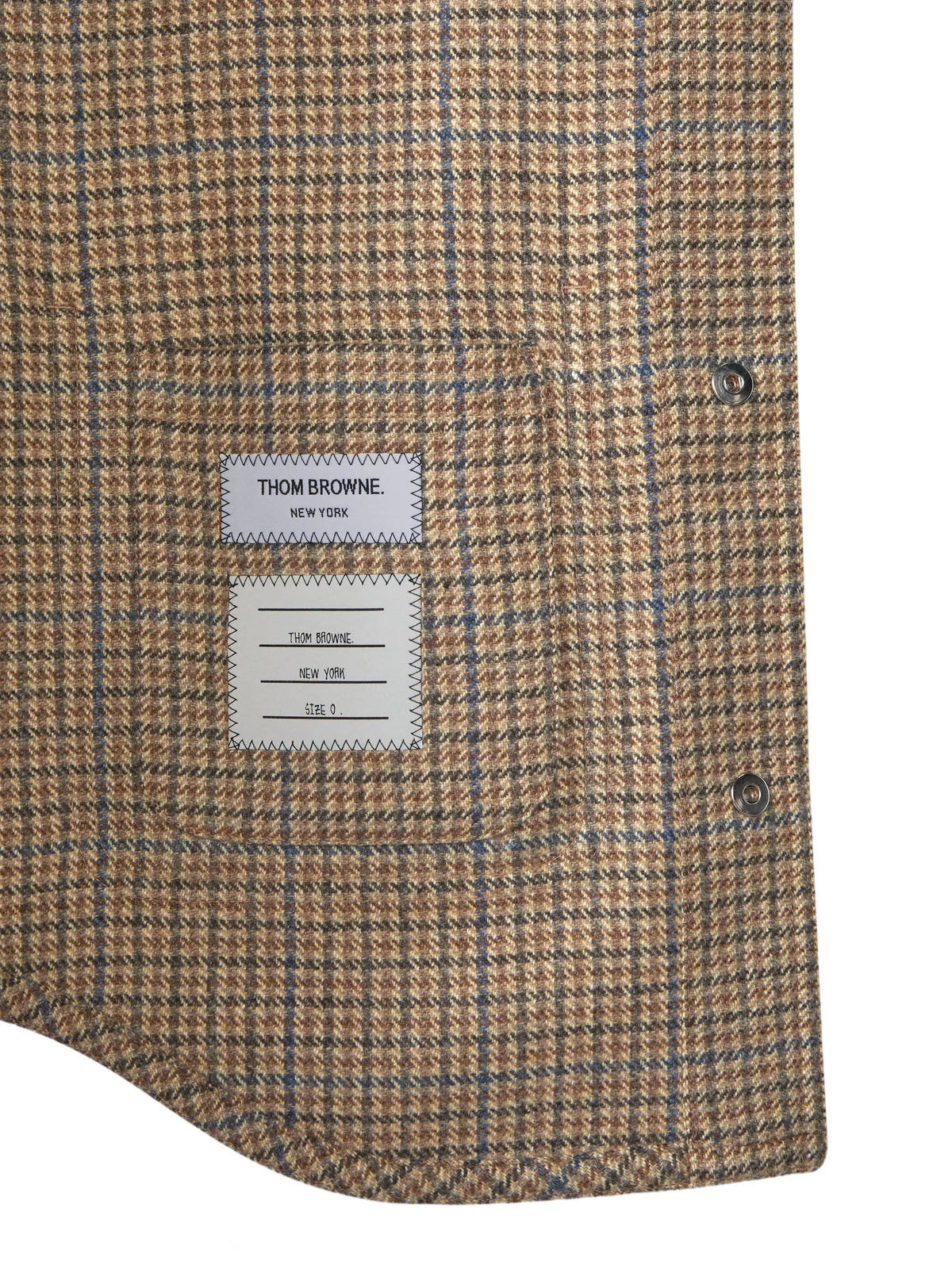 checked tweed jacket
