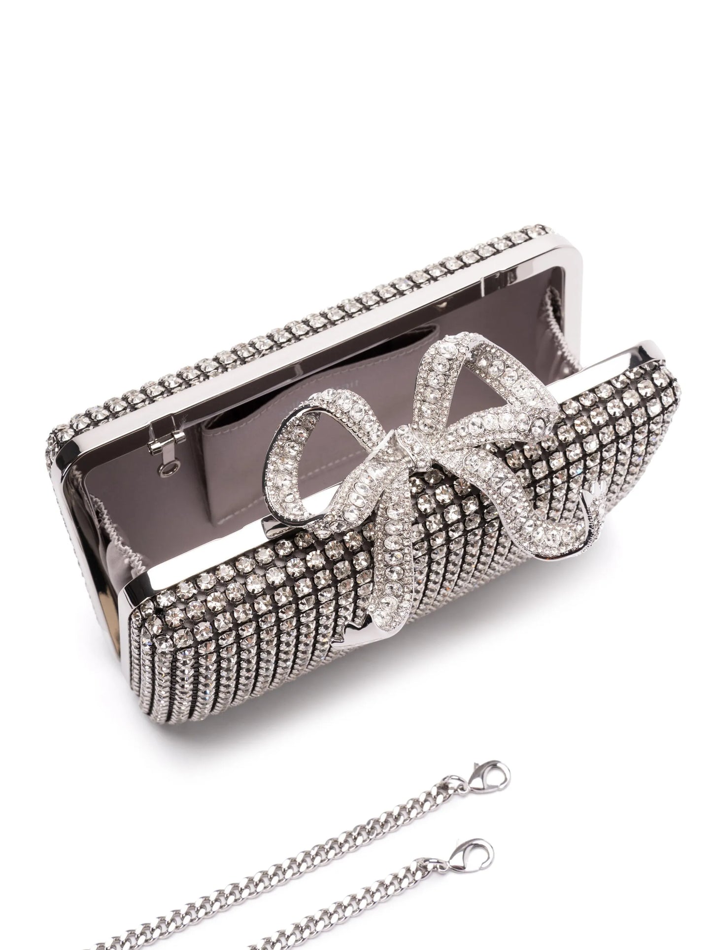 crystal clutch bag