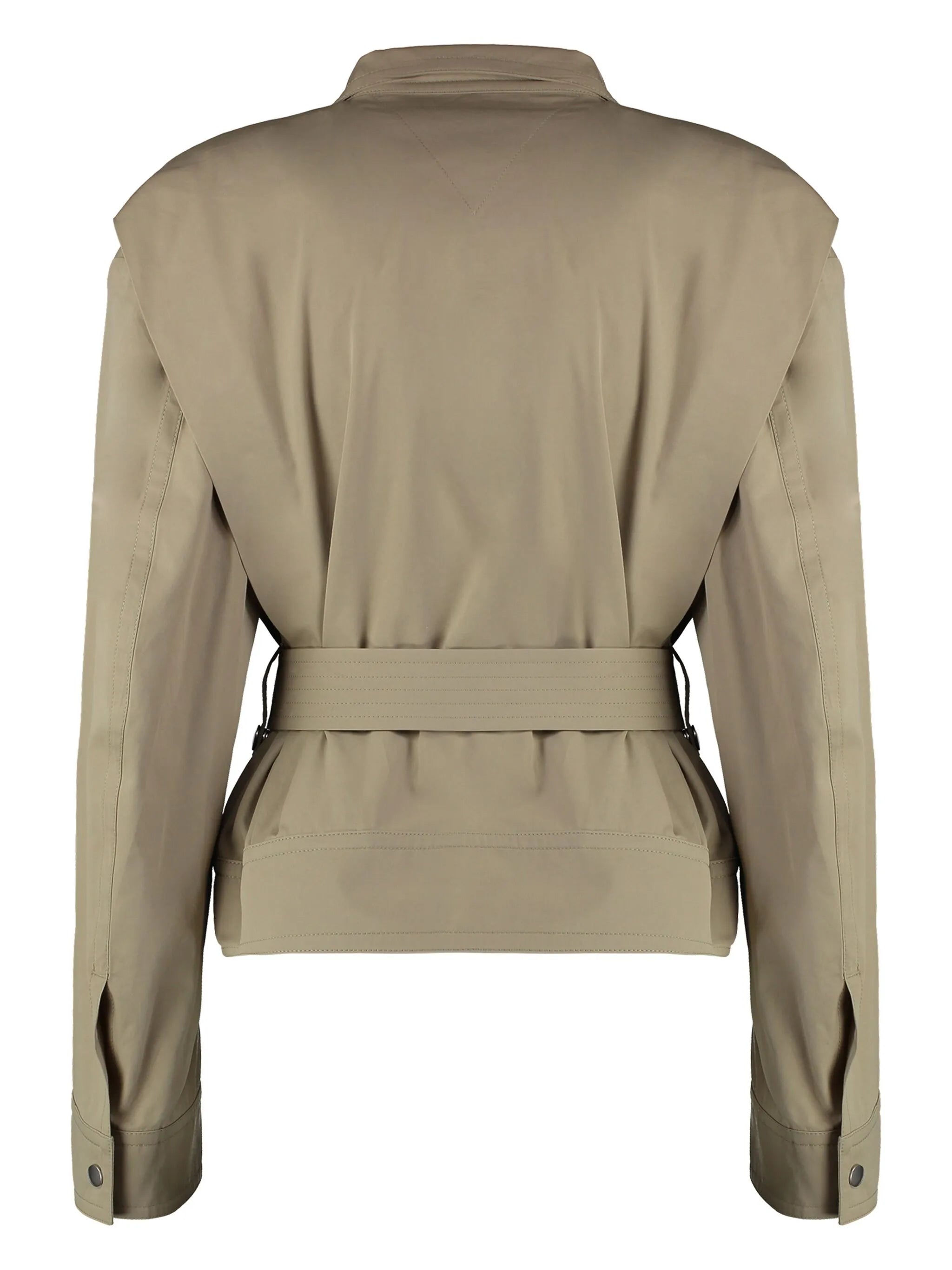 belted jacket