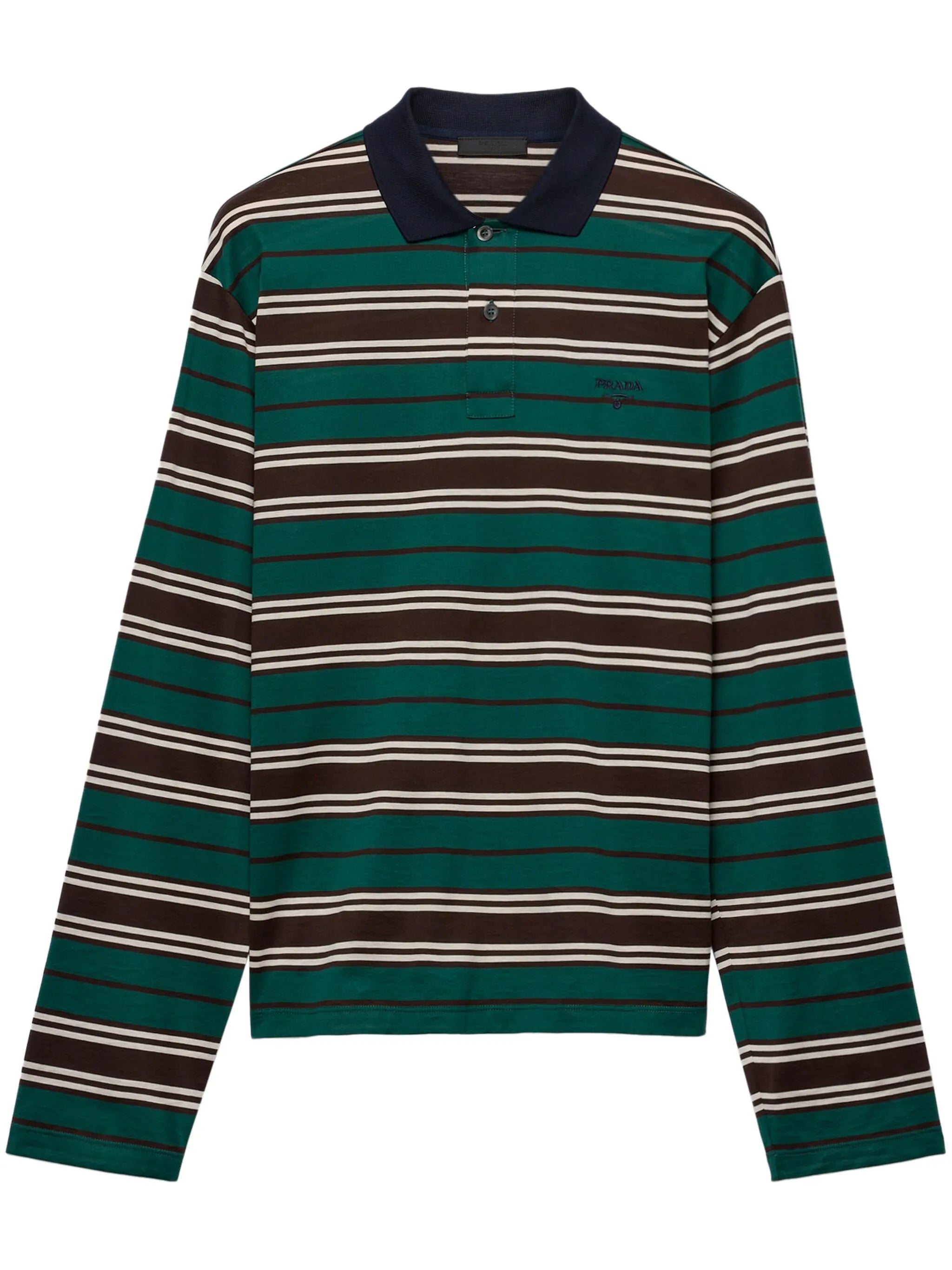 striped polo shirt