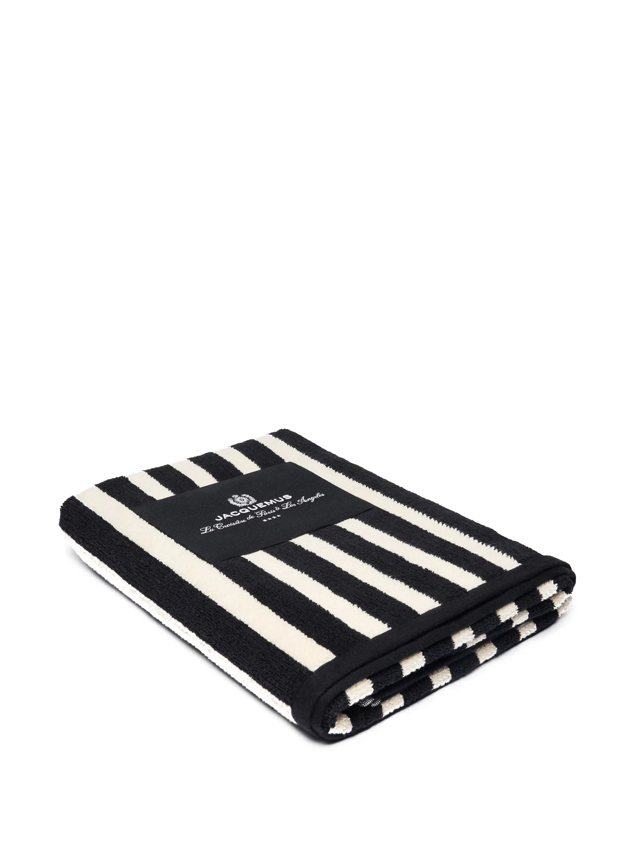 striped beach towel