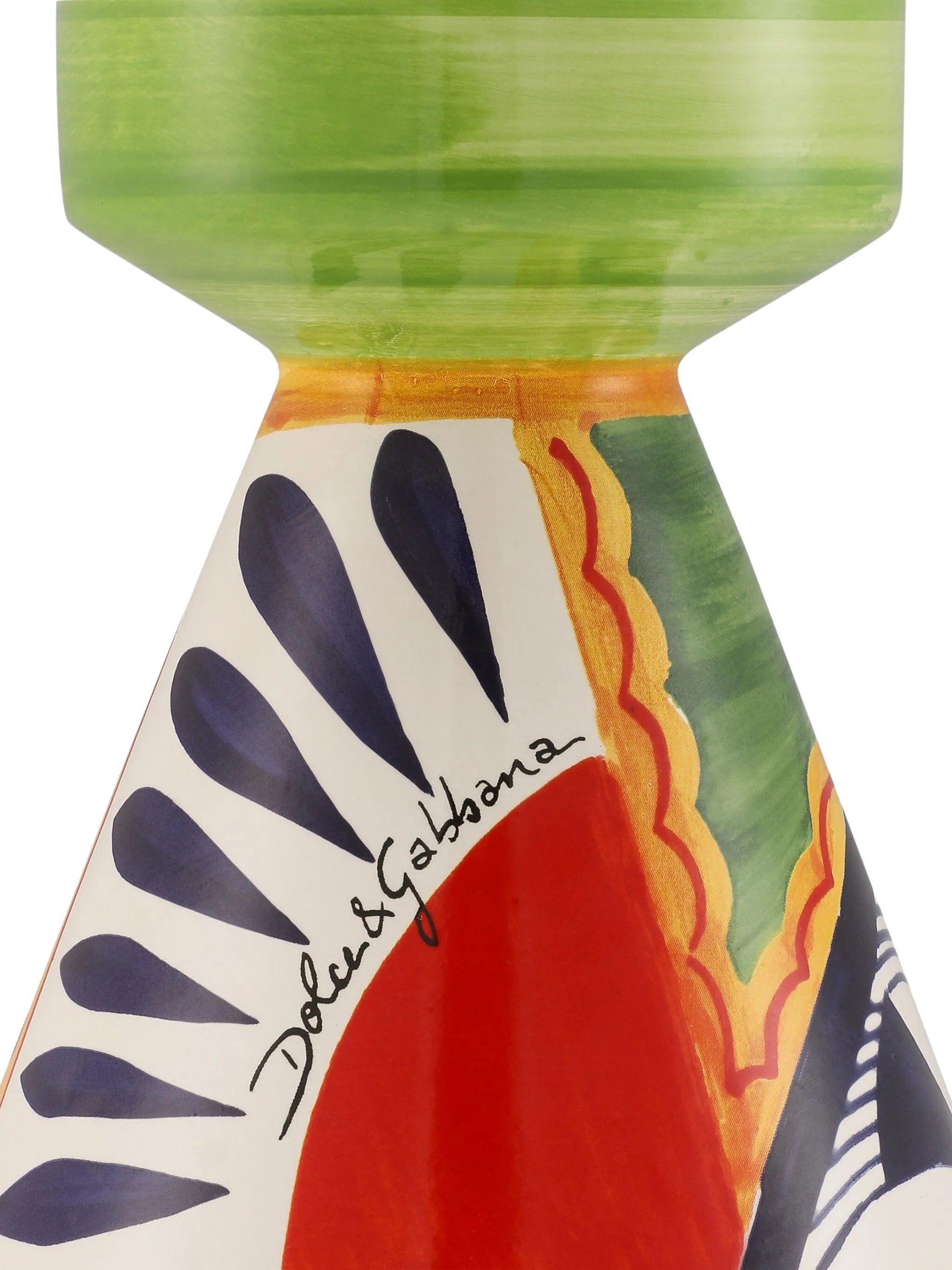 logo-print candle holder