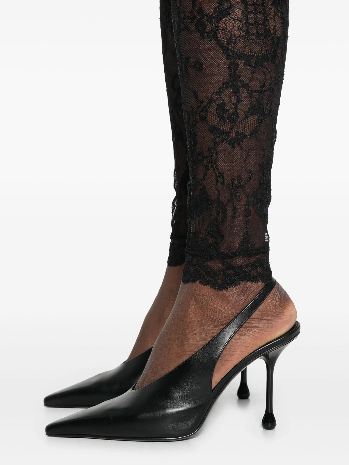 leggings in chandelier lace
