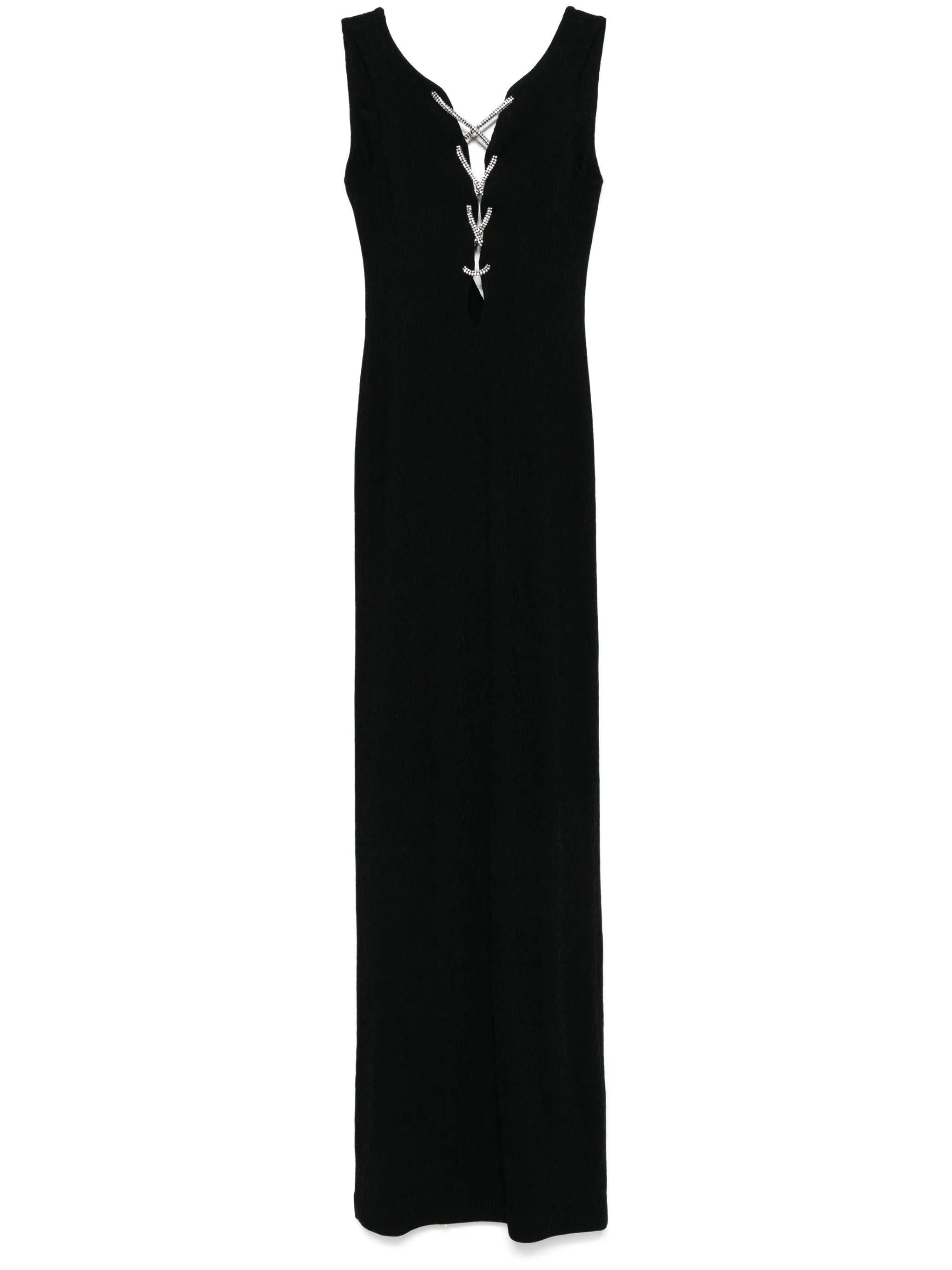 lace-up gown