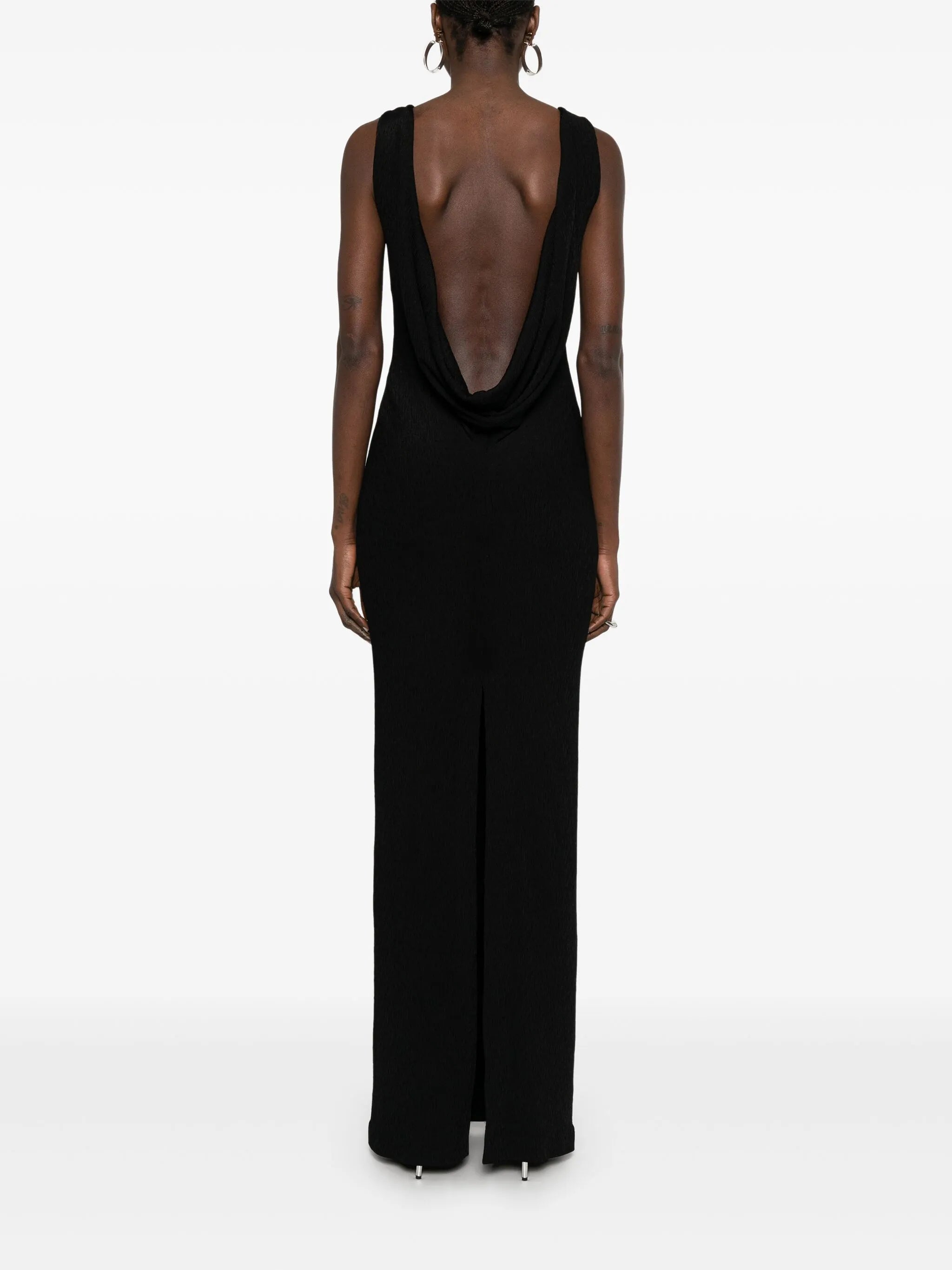 lace-up gown
