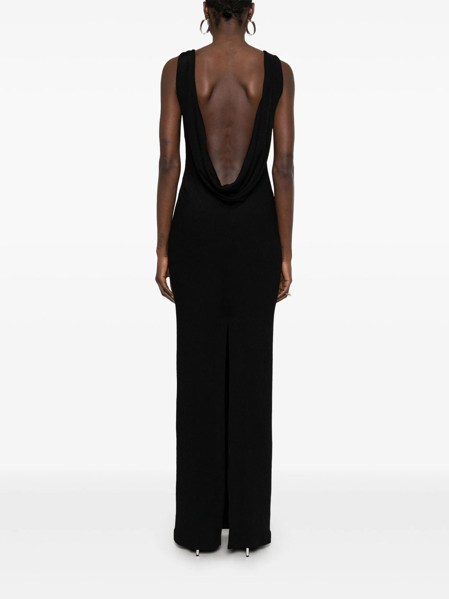 lace-up gown