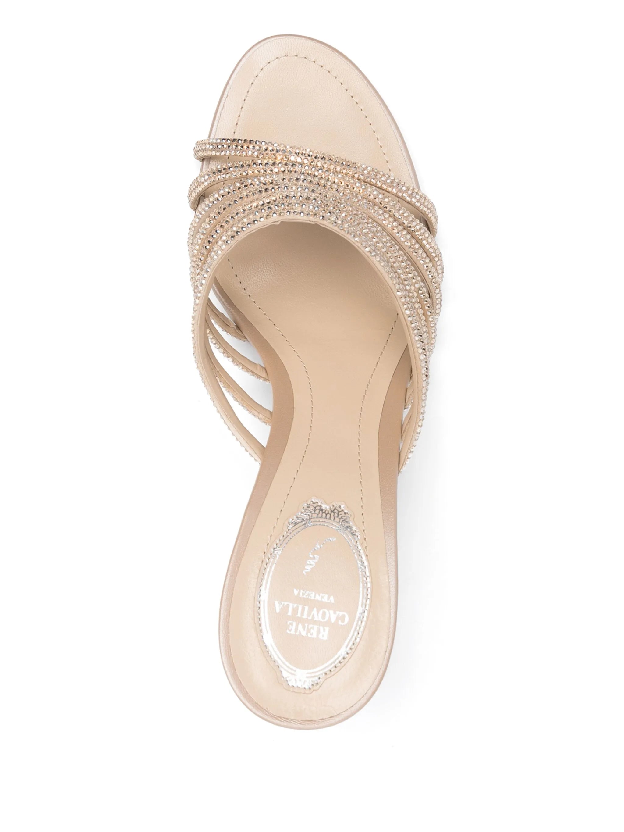 80mm crystal-embellished sandals