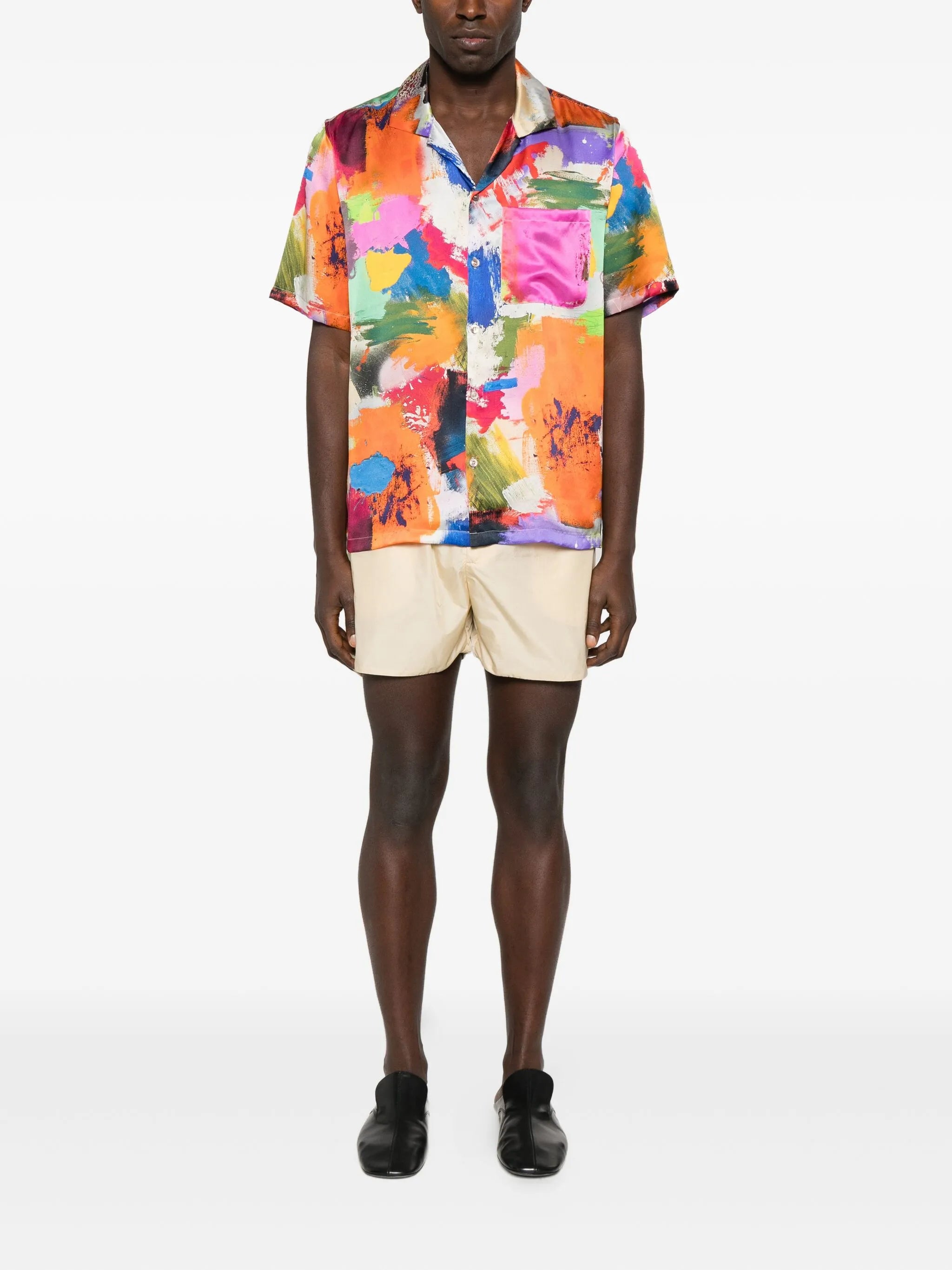 Parker brush-print shirt
