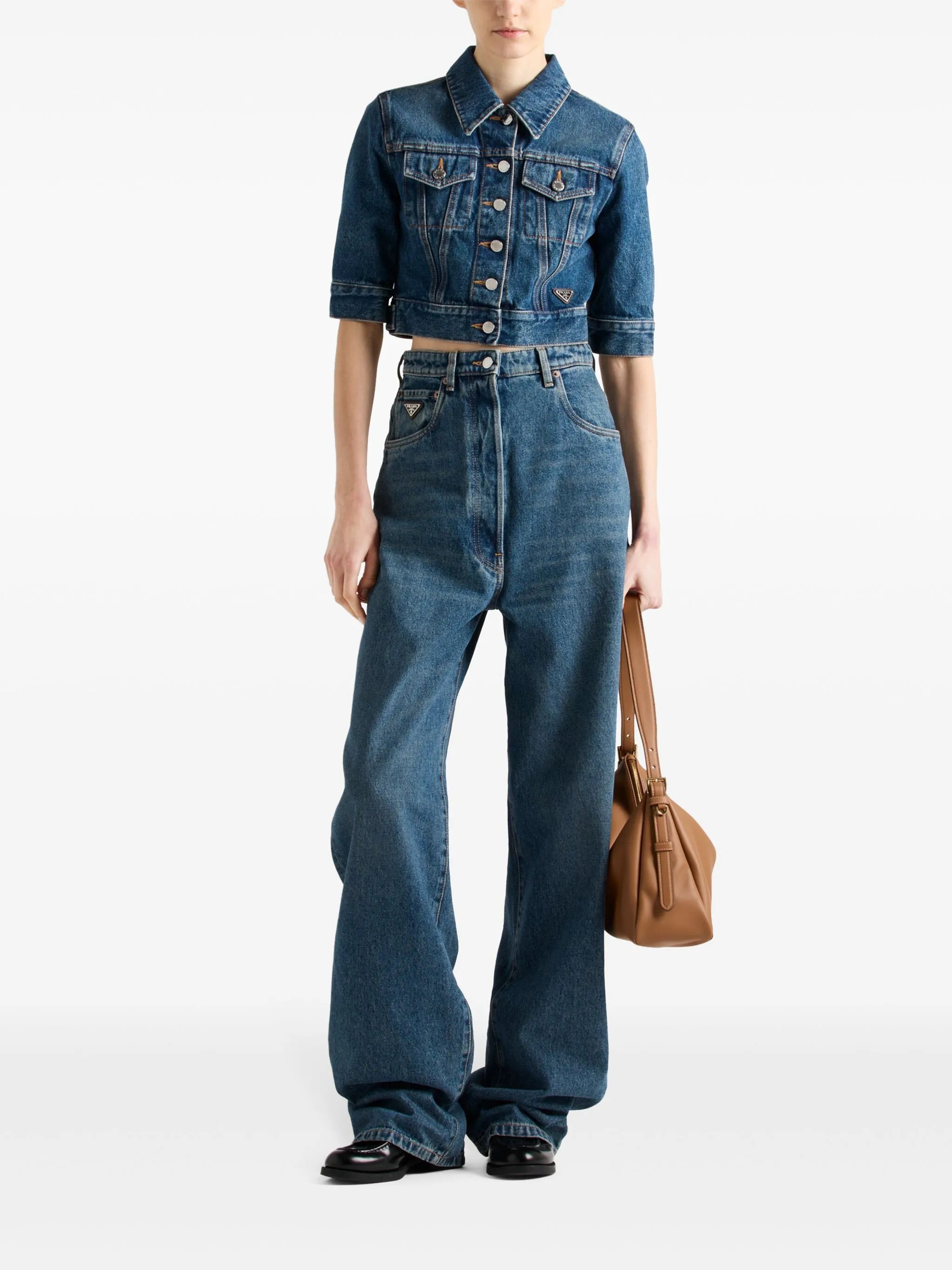 Denim blouson
