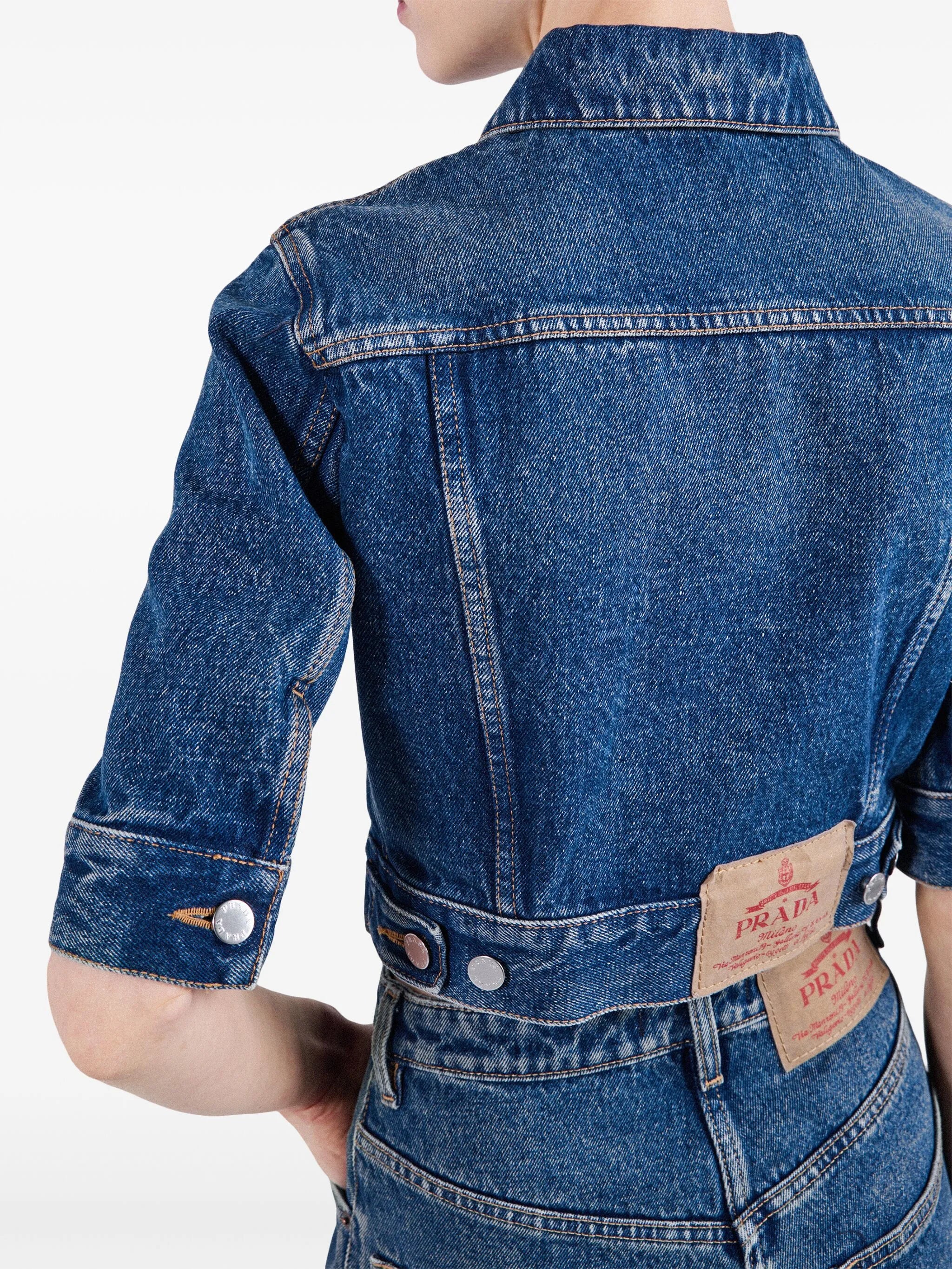Denim blouson