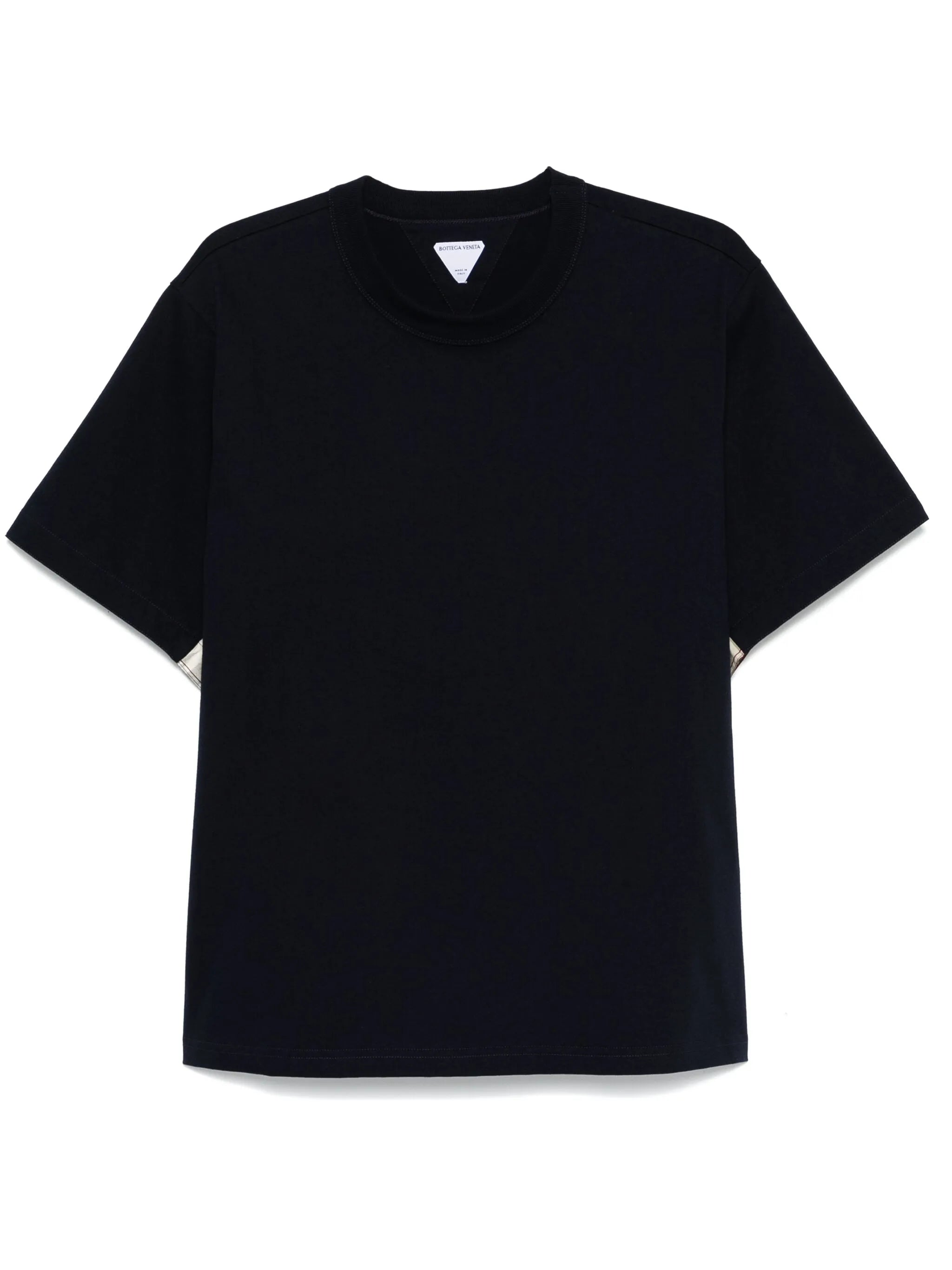 gingham cotton T-shirt