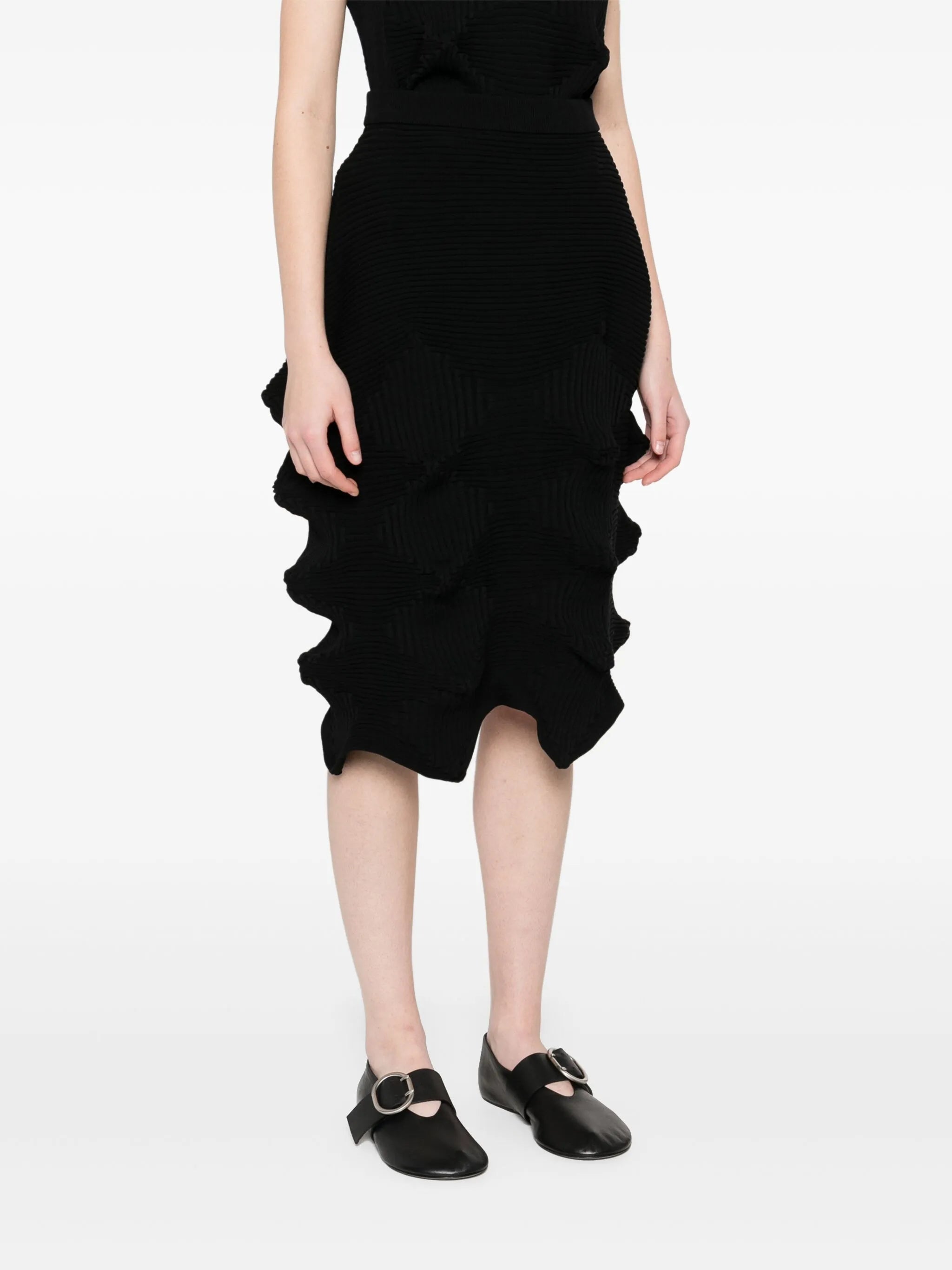 Linkage mini skirt