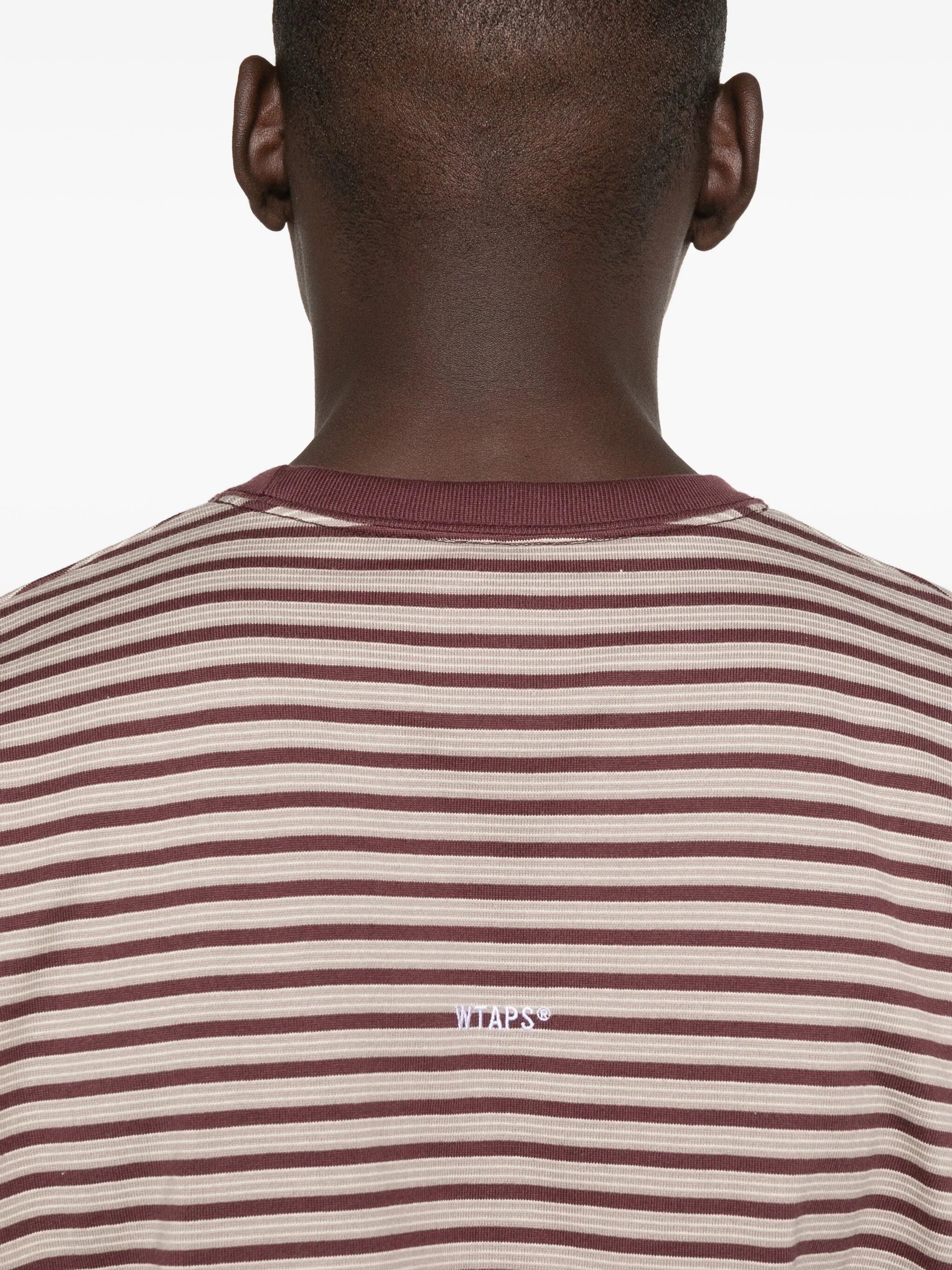 striped crew-neck T-shirt