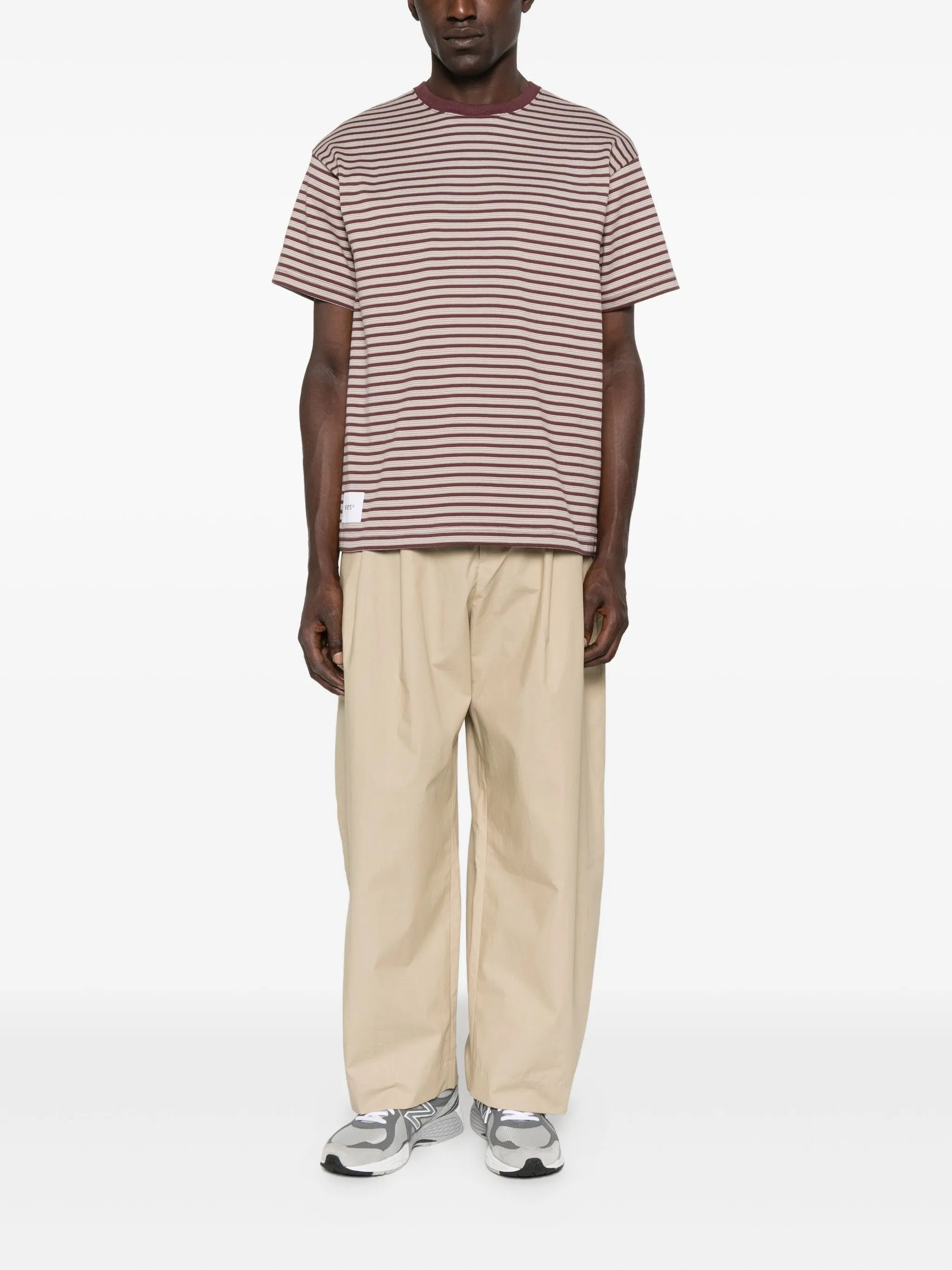 striped crew-neck T-shirt