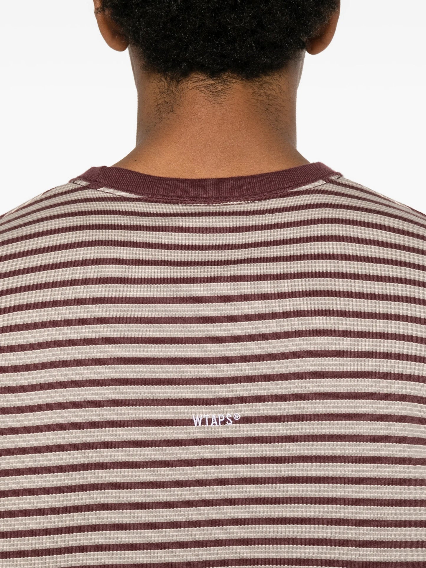 striped crew-neck T-shirt