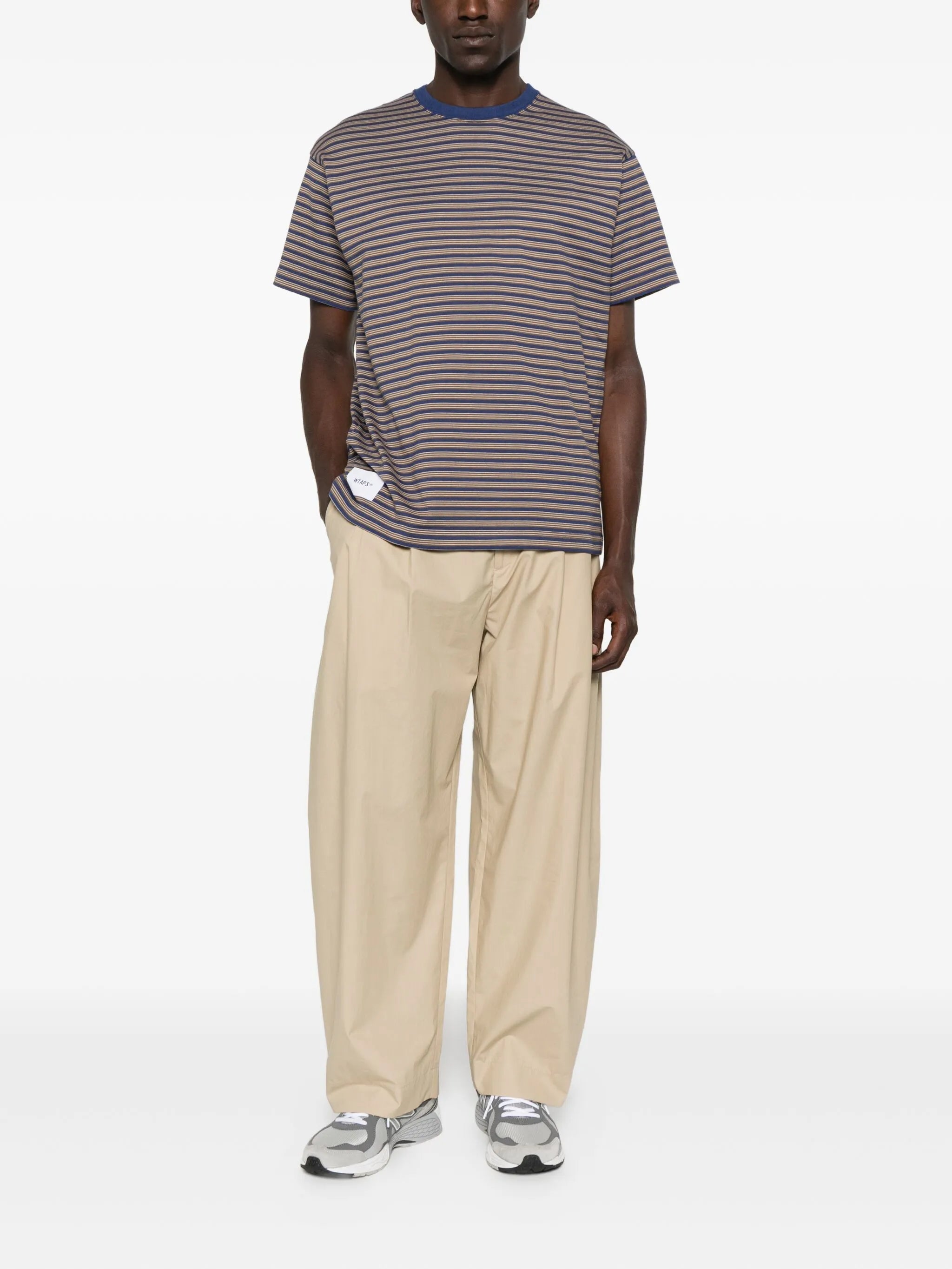 striped short-sleeve T-shirt