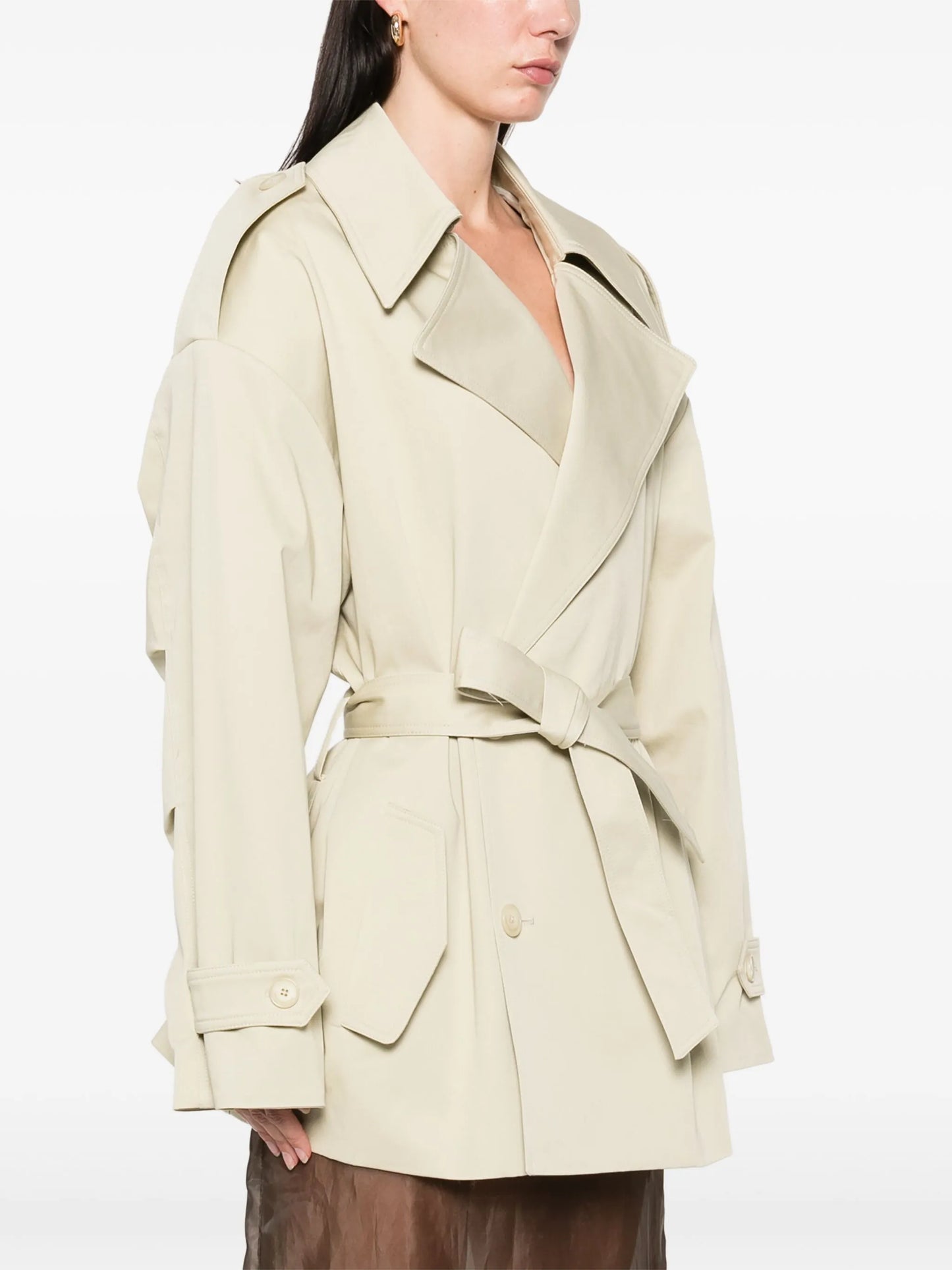 Zurich short trench coat