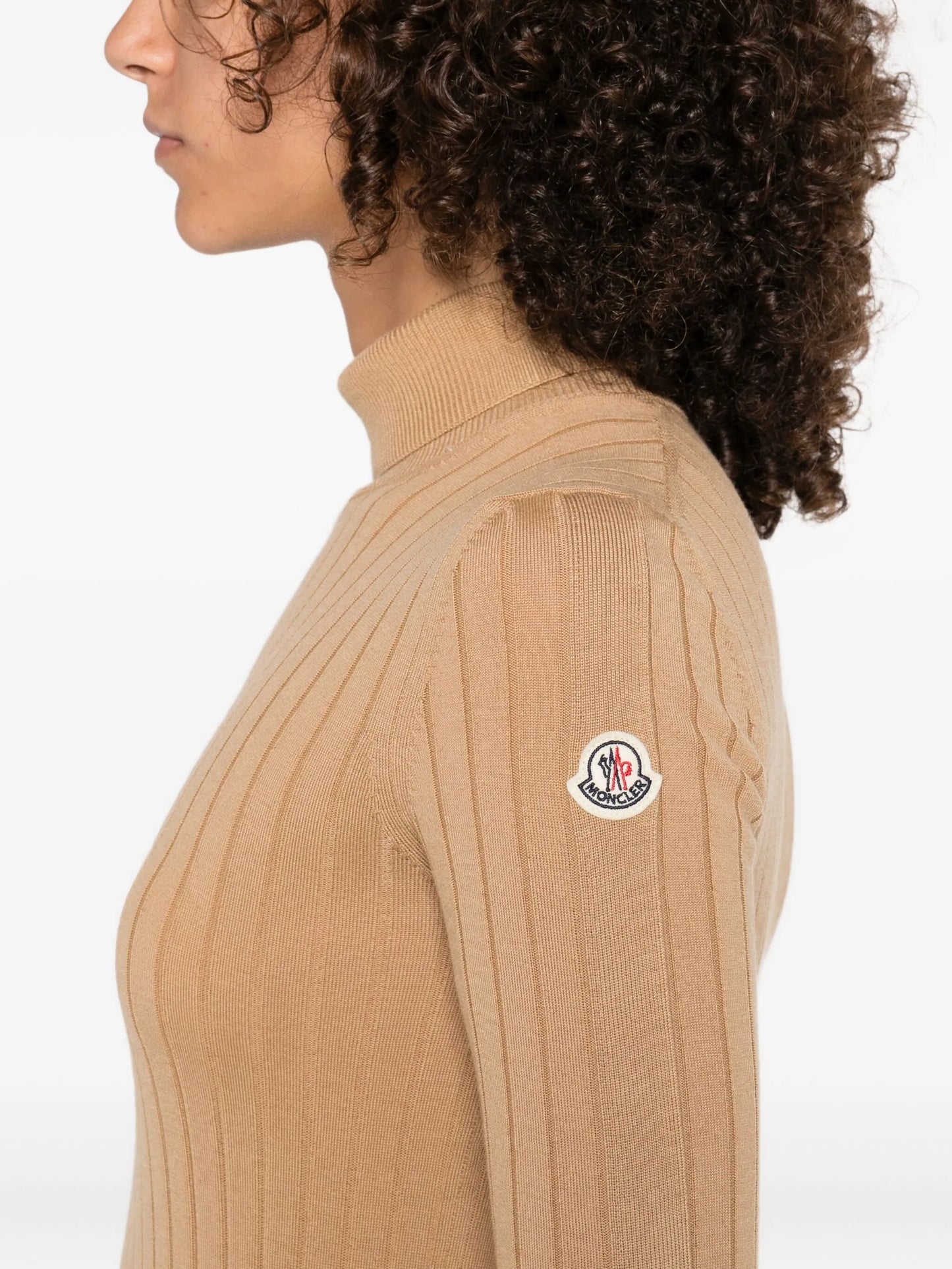 logo-patch ribbed top