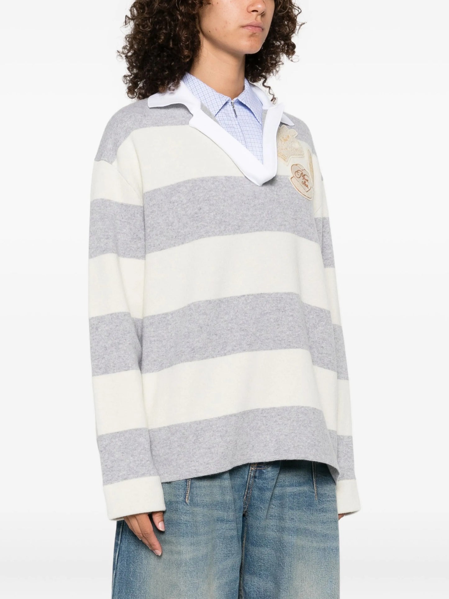 striped sweatshirt