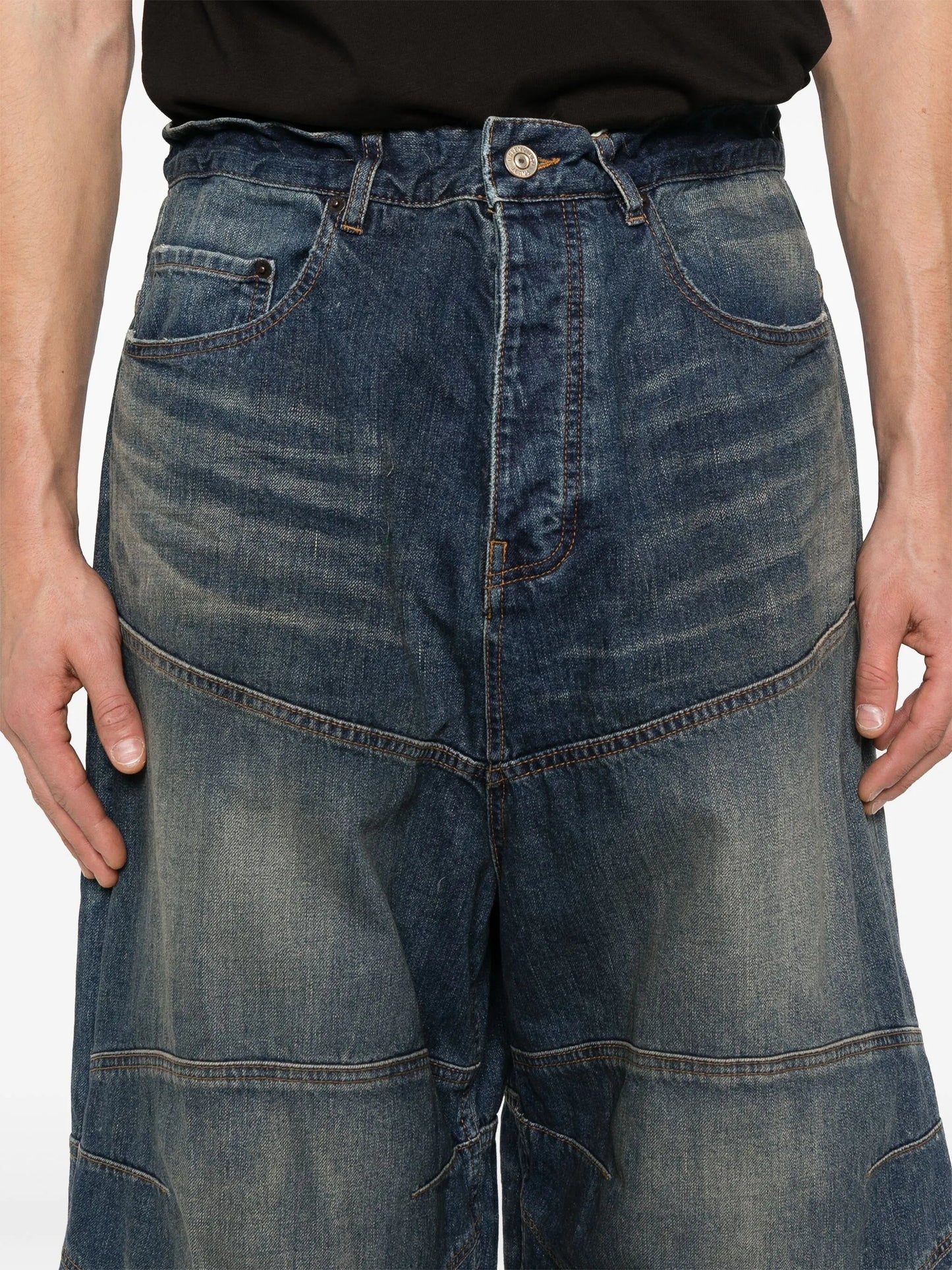 logo-patch jeans