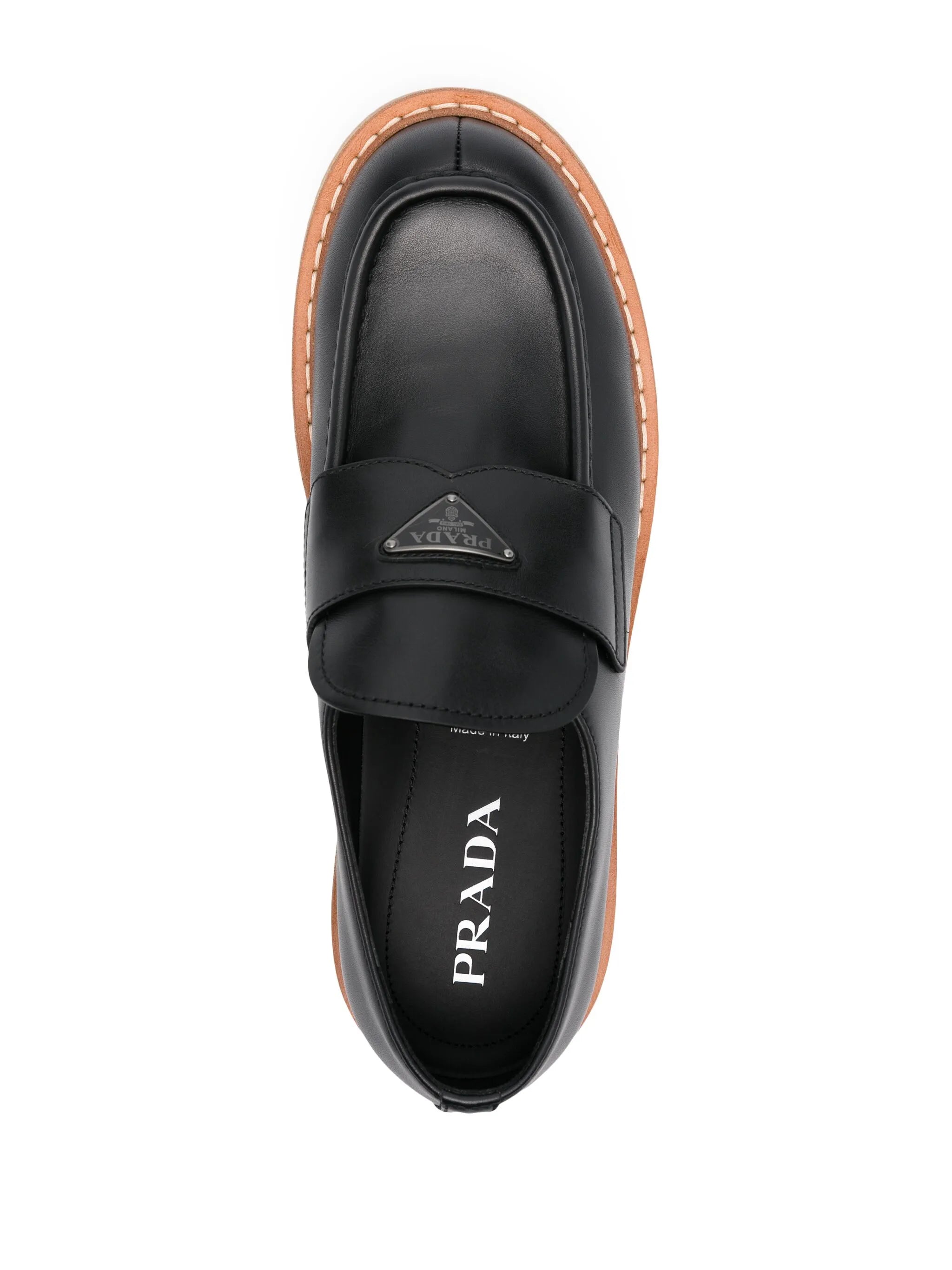 leather loafers