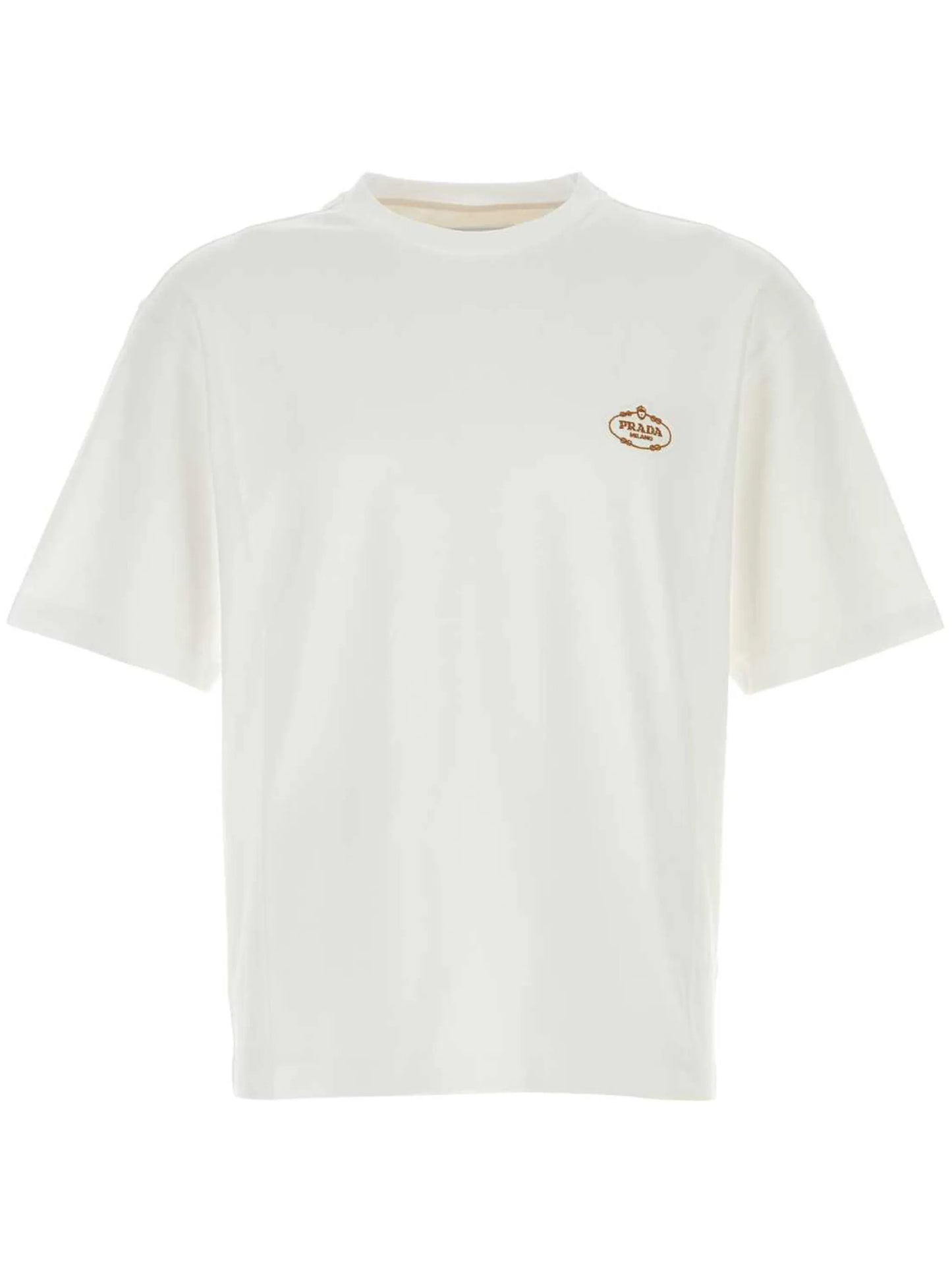 logo-embroidered T-shirt