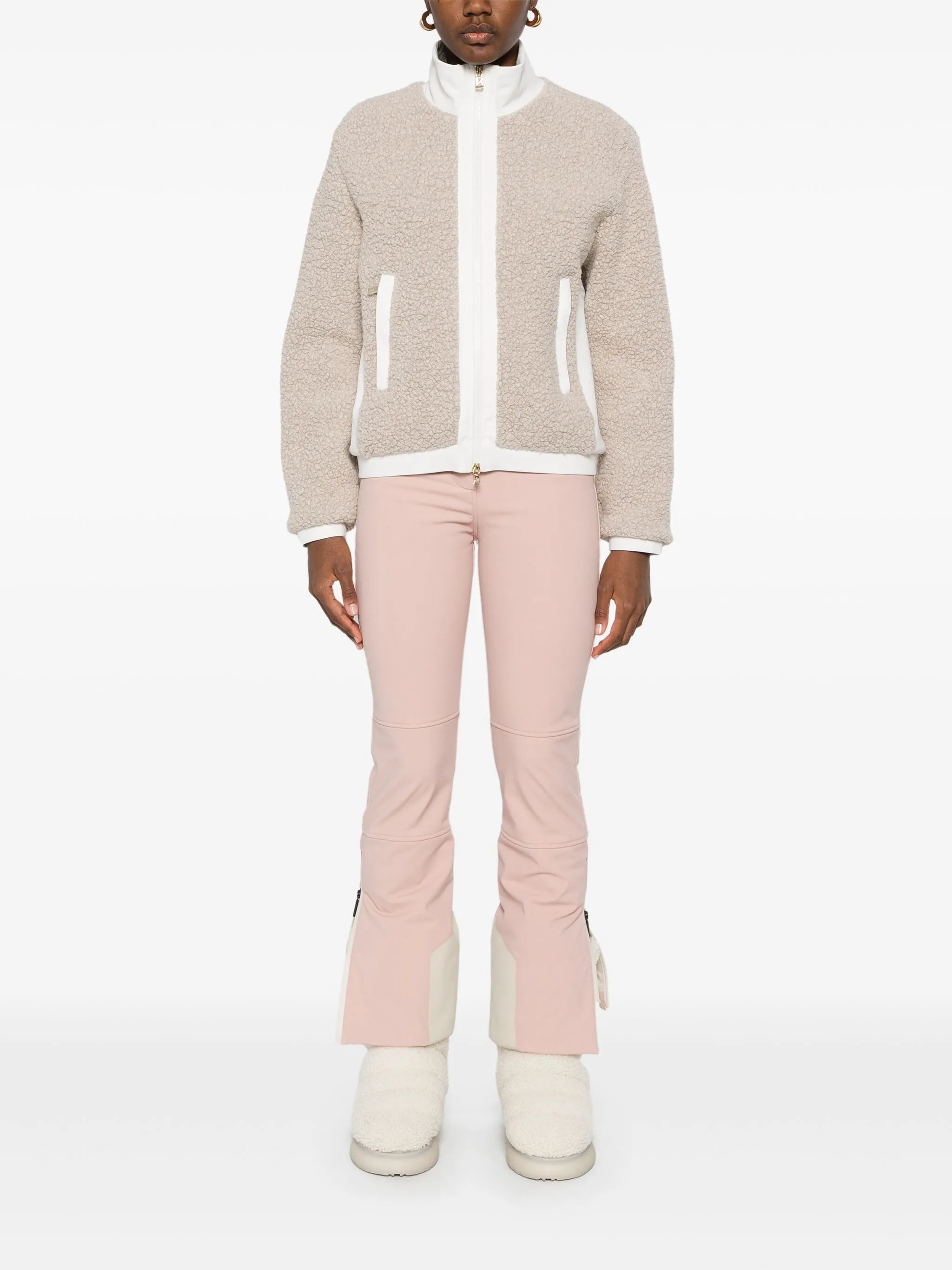 water-repellent ski trousers