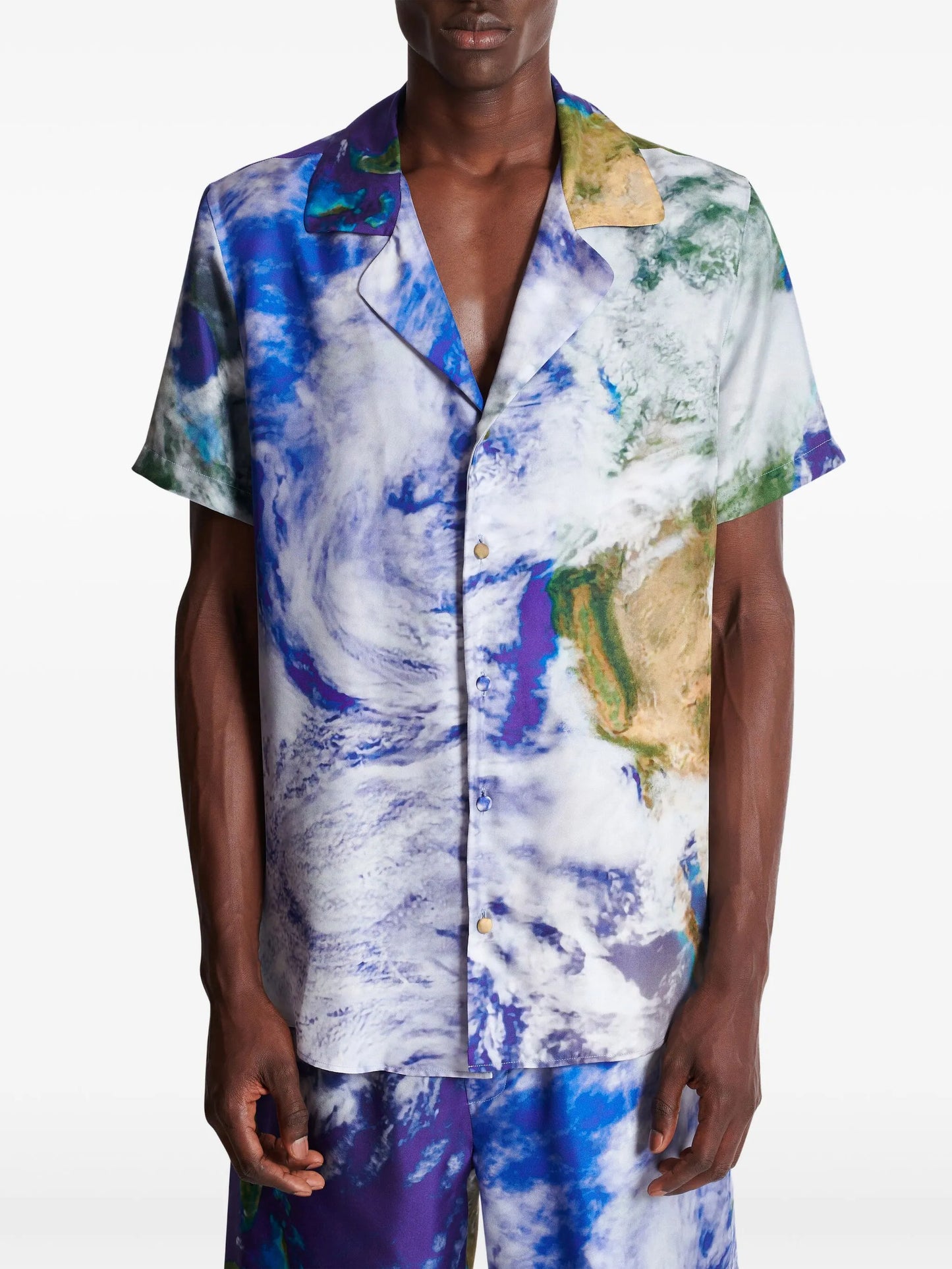 Earth-print shirt
