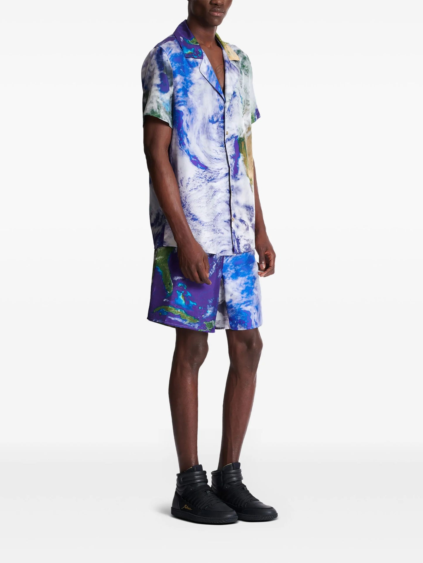 Earth-print shirt