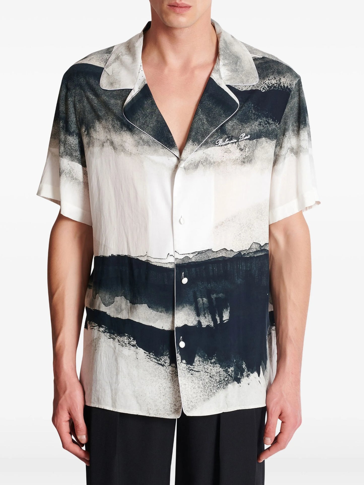 Moon-print shirt