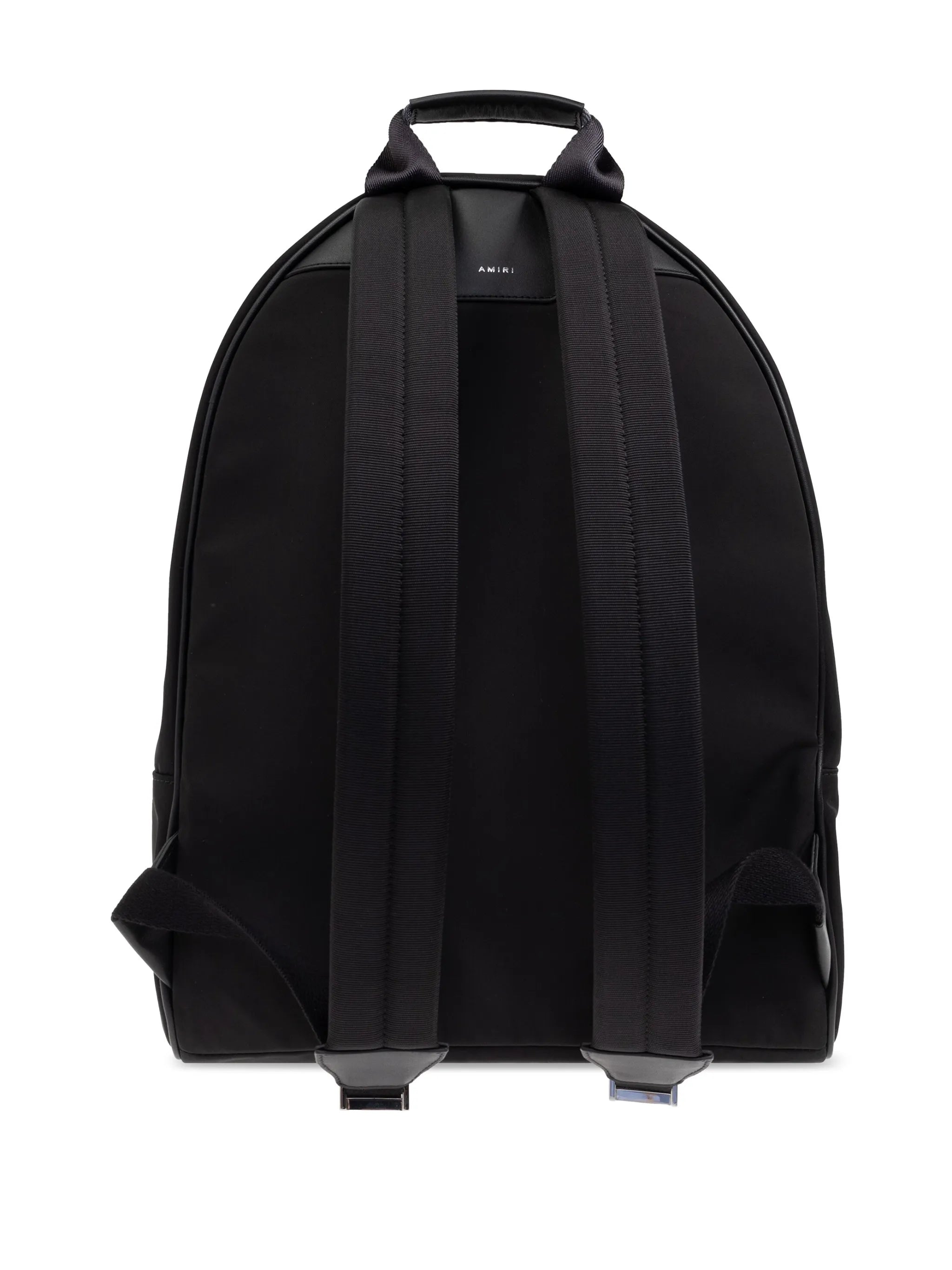 logo-embroidered backpack