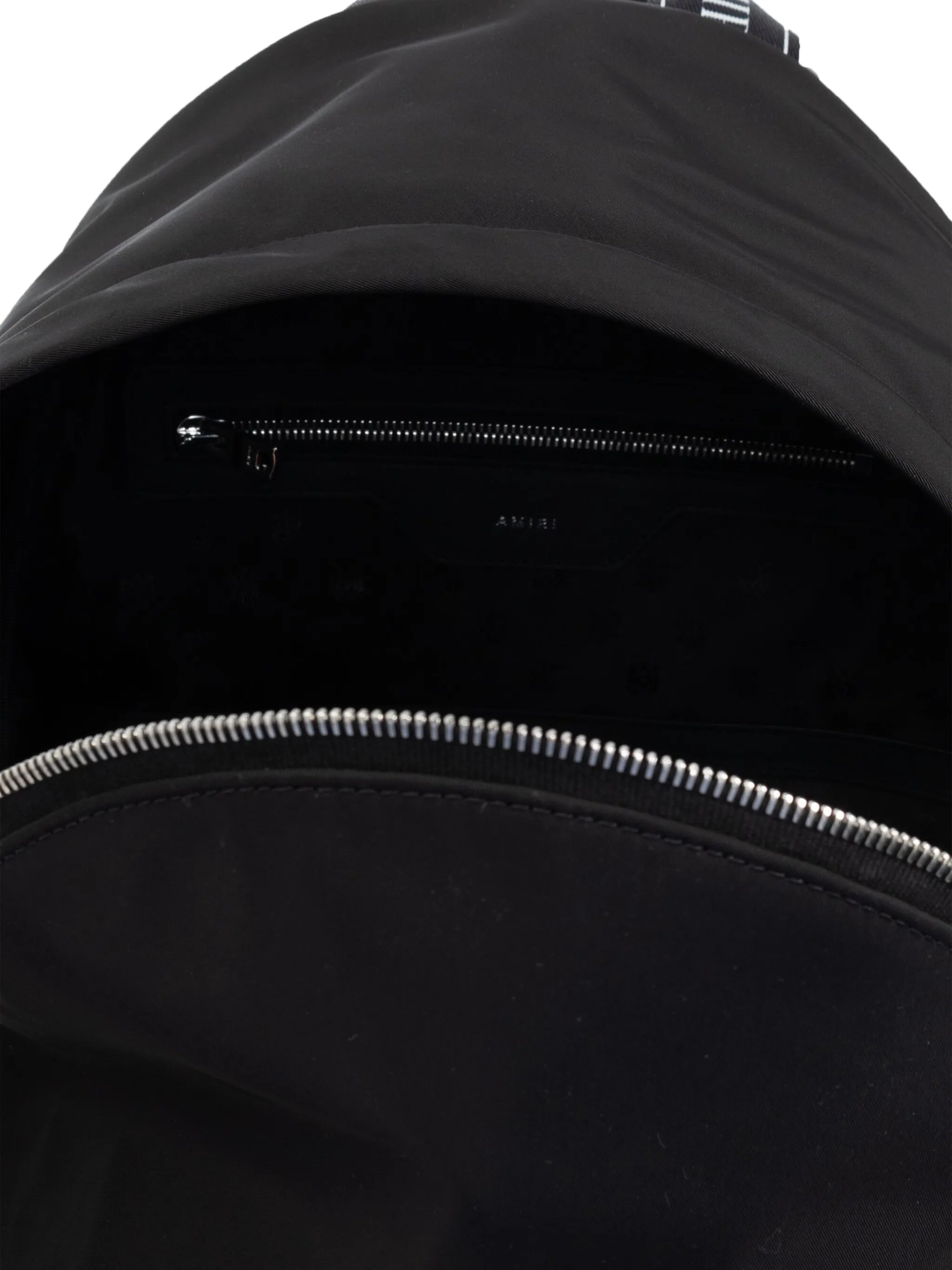 logo-embroidered backpack