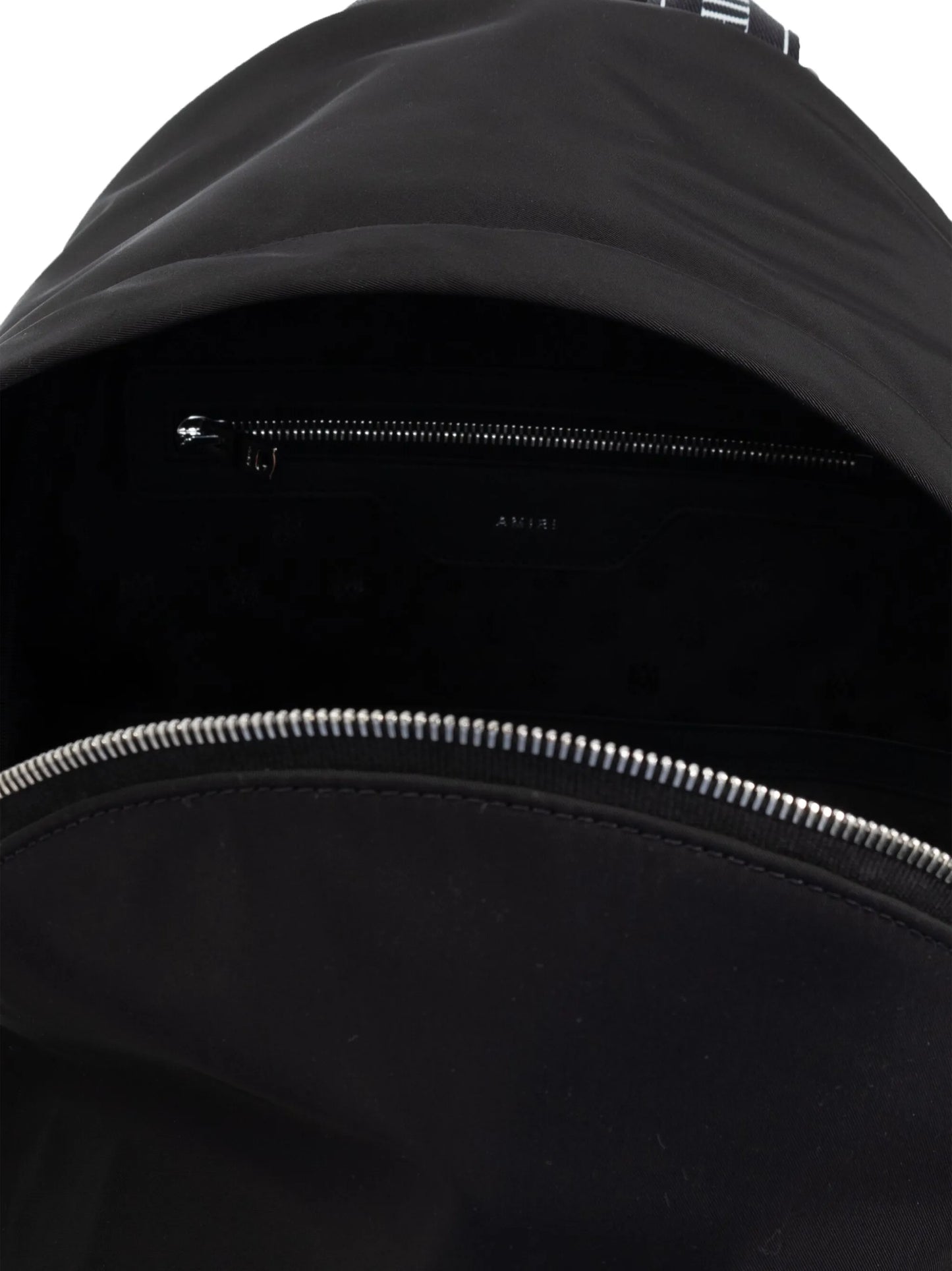 logo-embroidered backpack