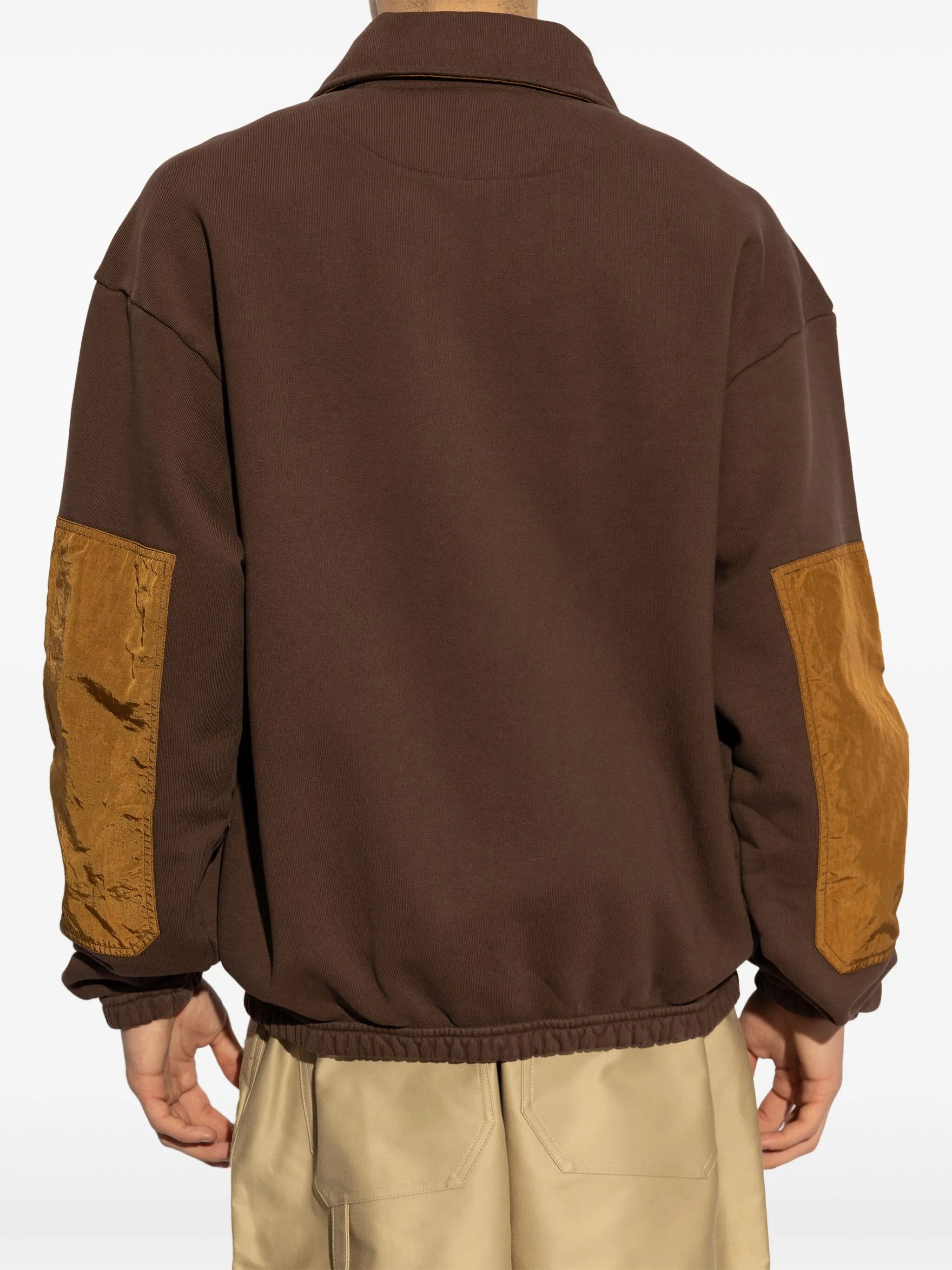 contrast-pocket sweatshirt