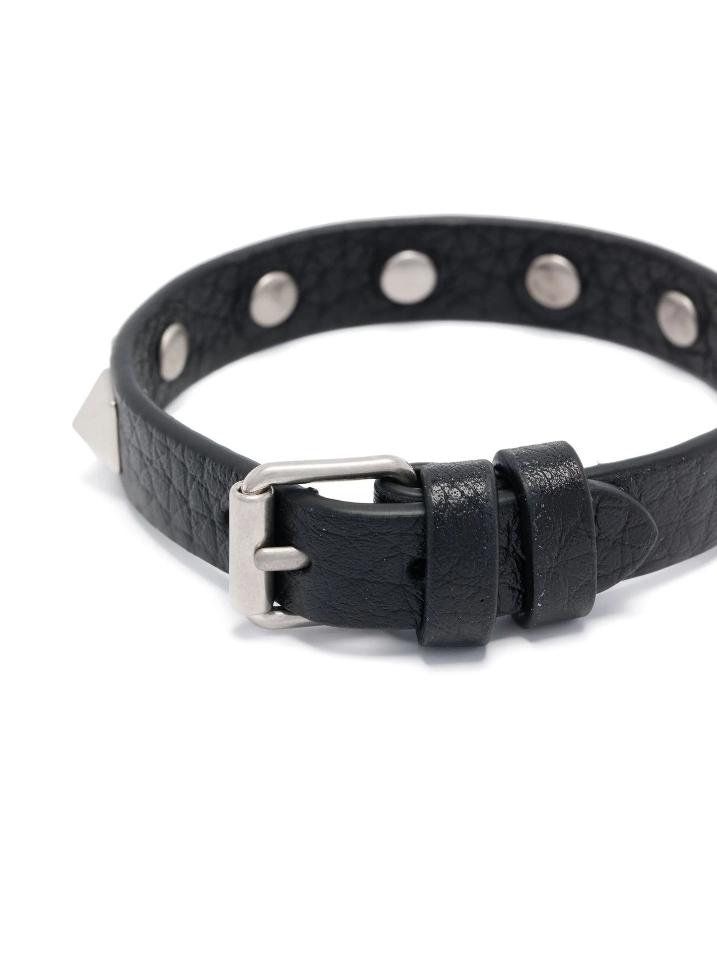 Rockstud leather bracelet