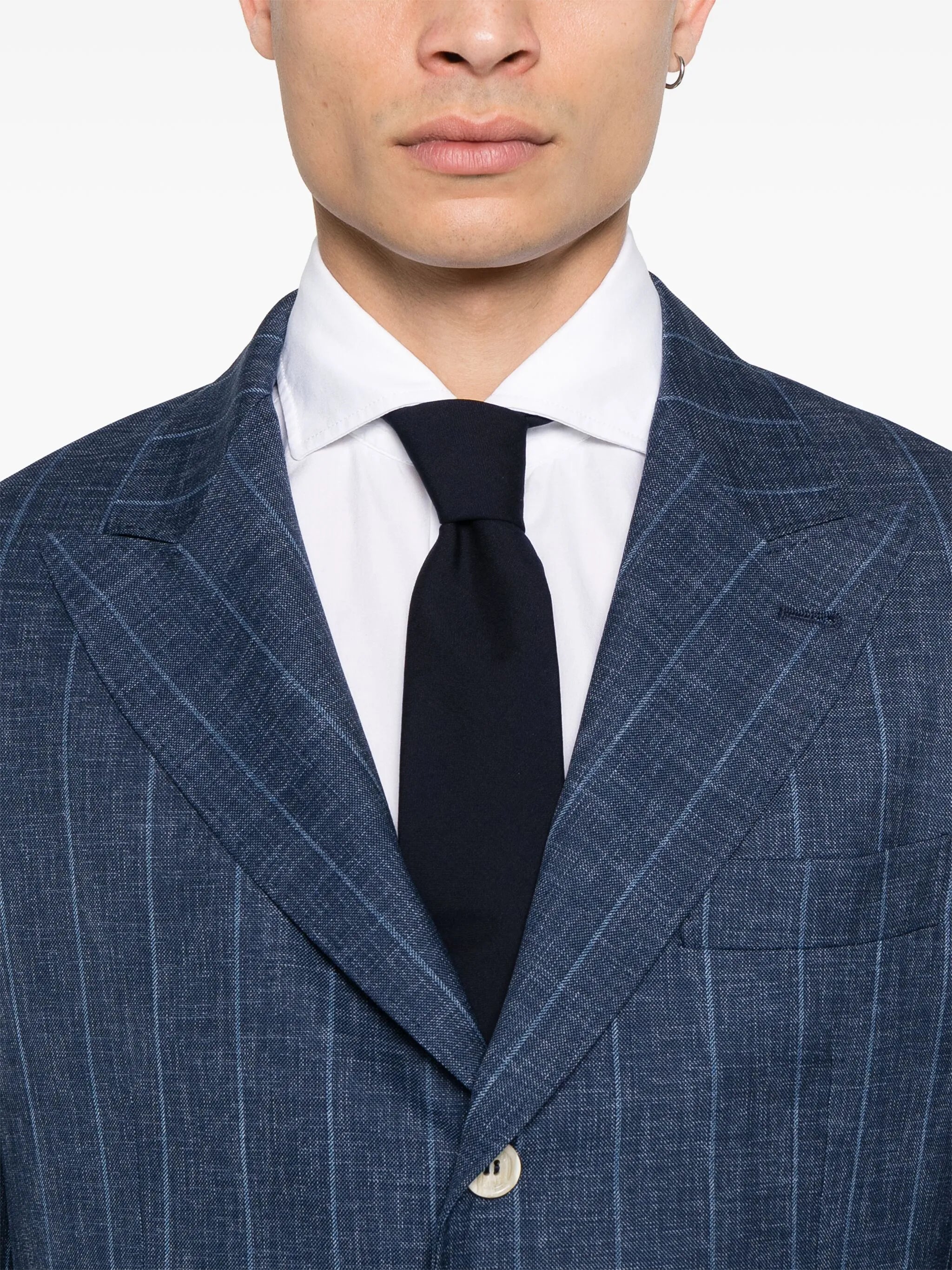 striped suit