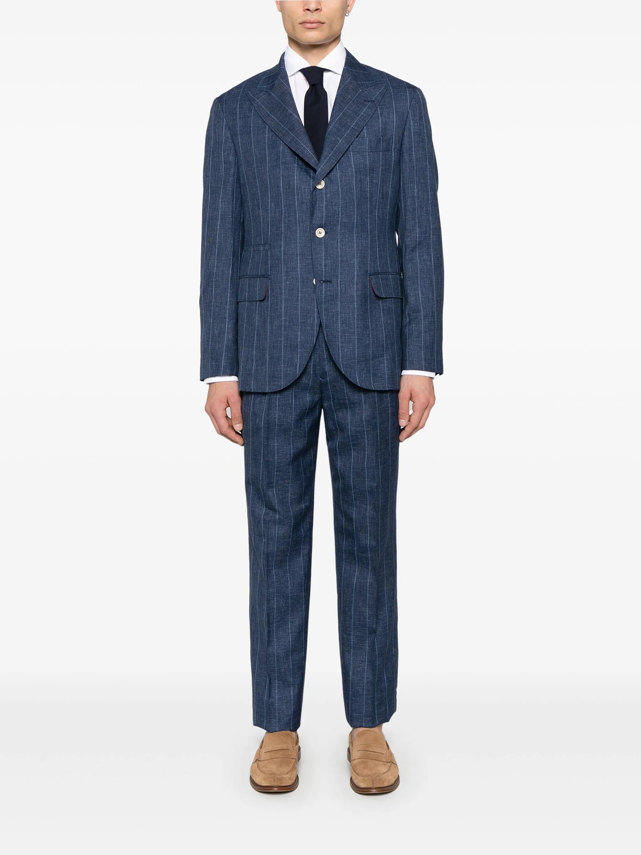 striped suit