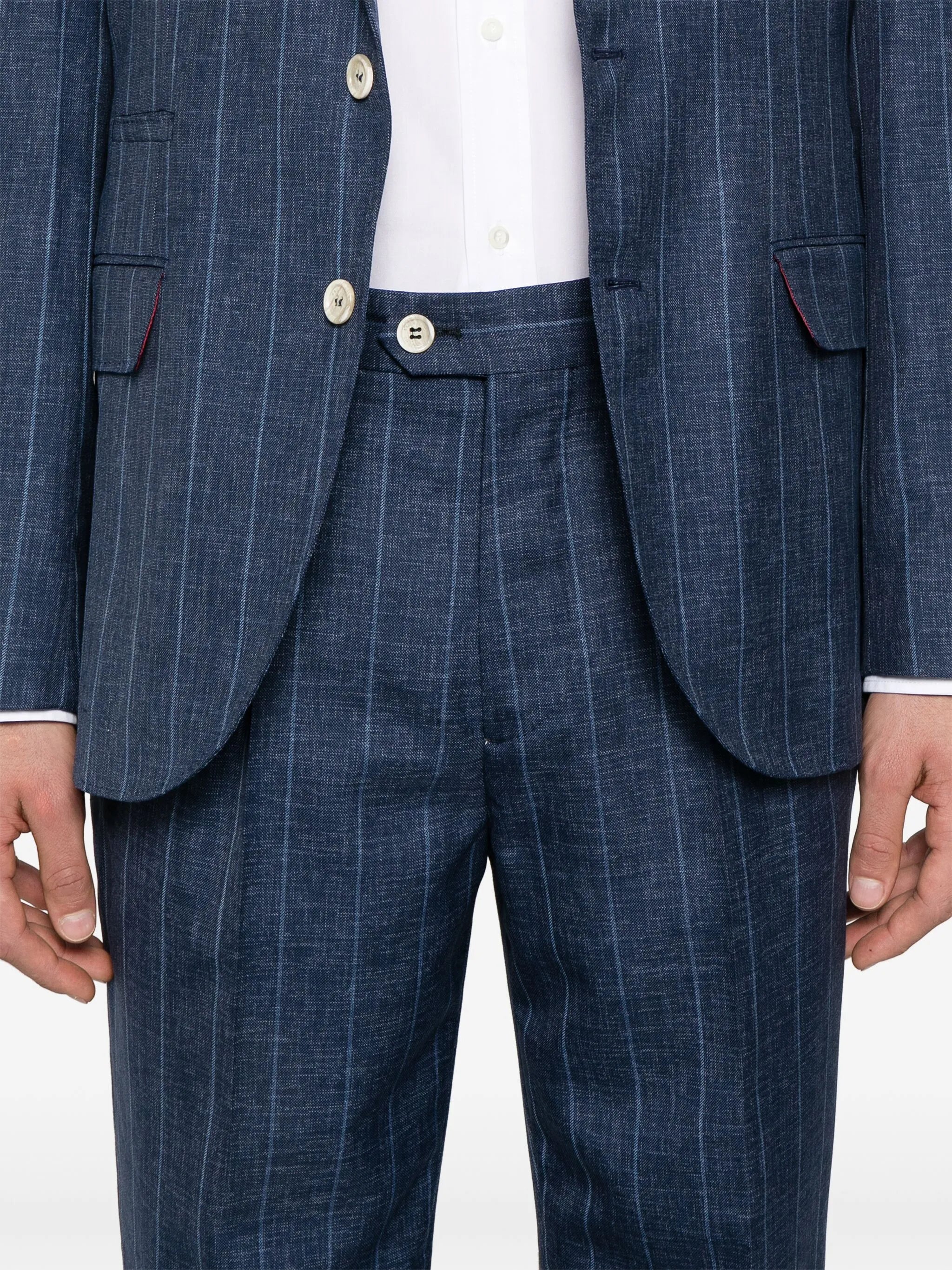 striped suit