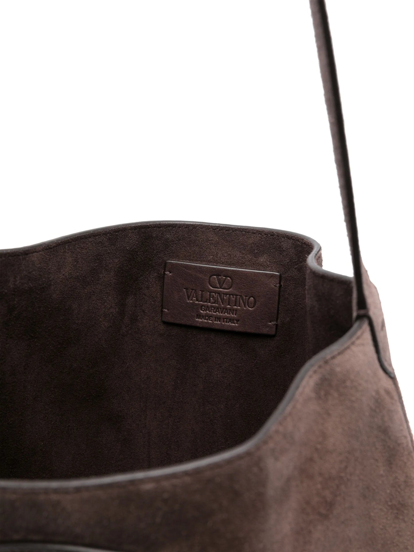 Nellcôte suede shoulder bag with fringes