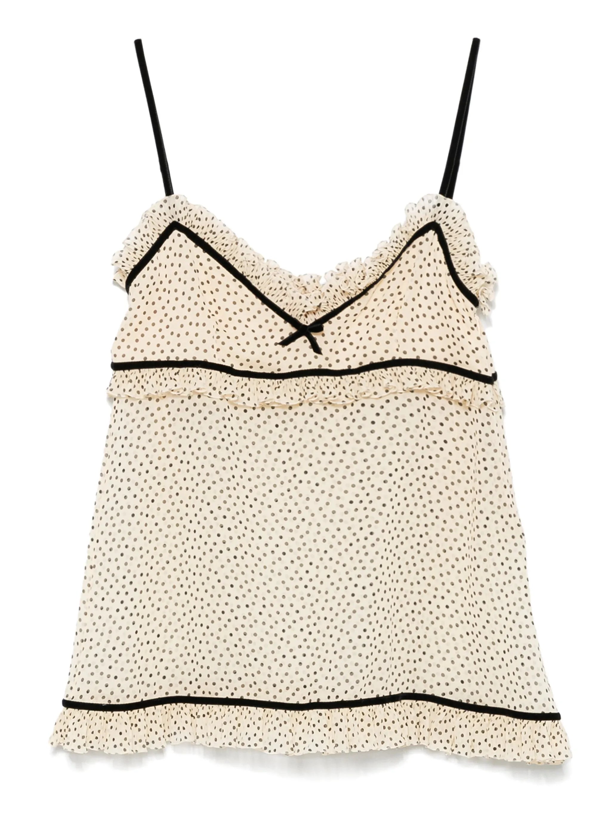 polka dot camisole