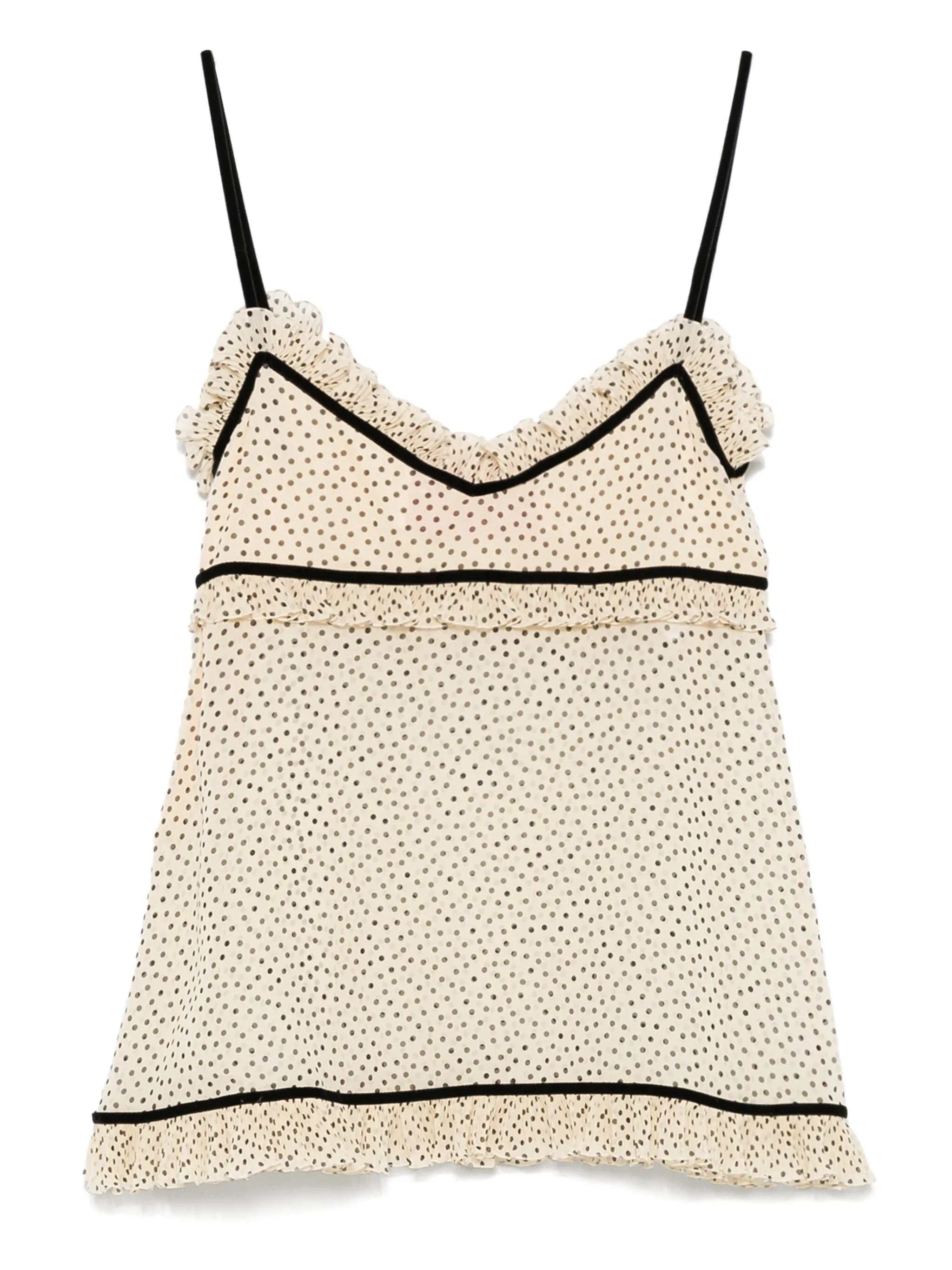 polka dot camisole