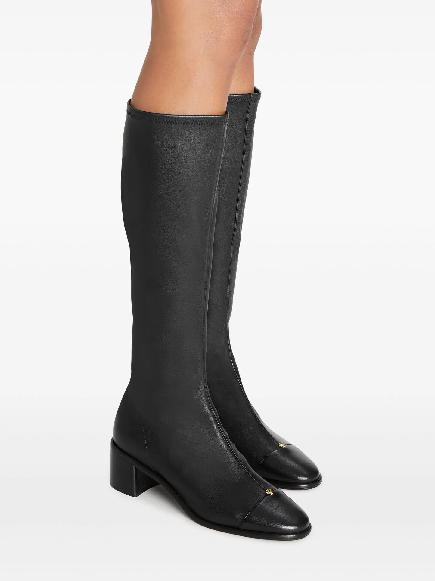 55mm cap-toe knee-high boots