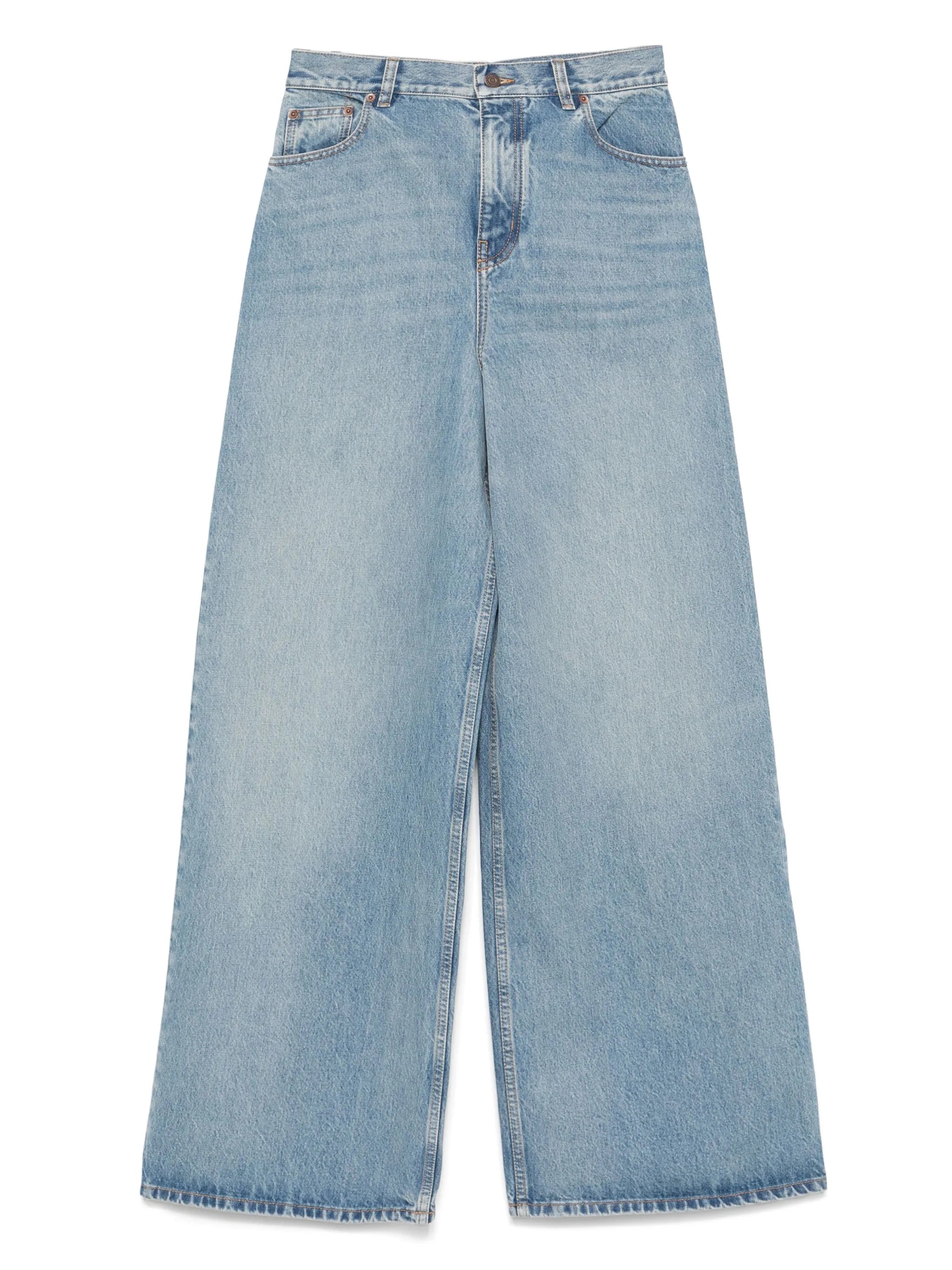 logo-patch jeans