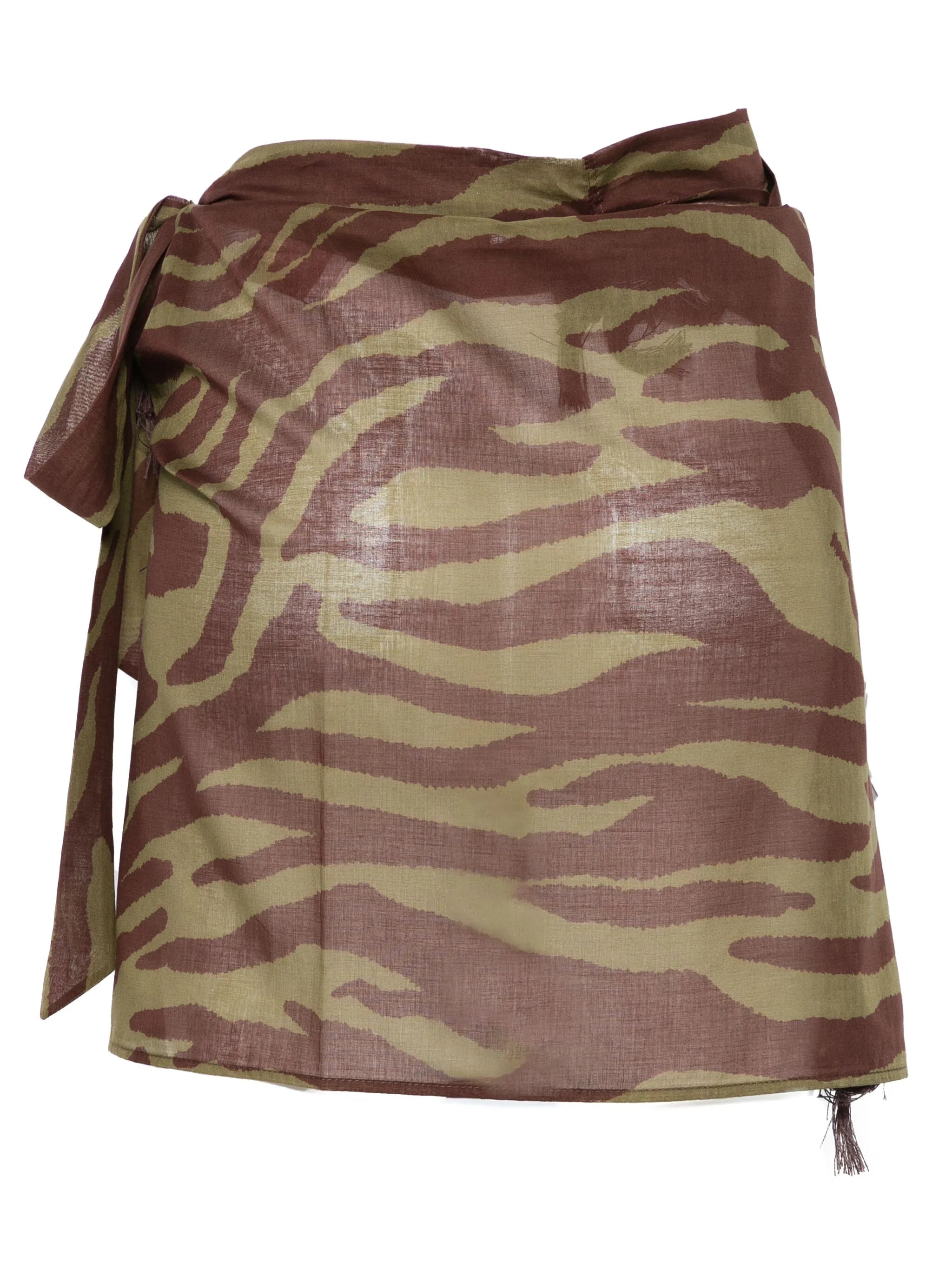 zebra-print pareo