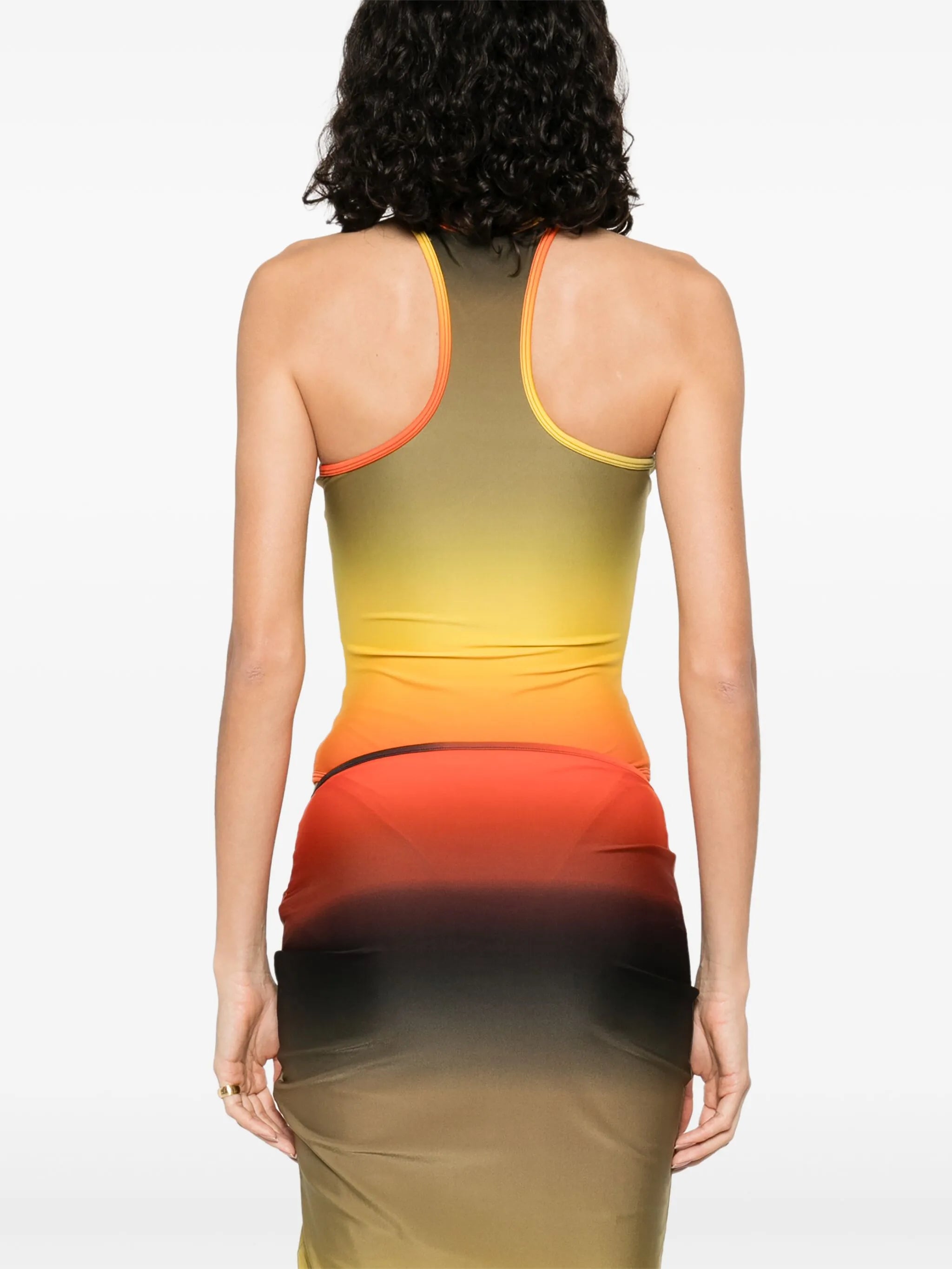 ombré-effect swim suit