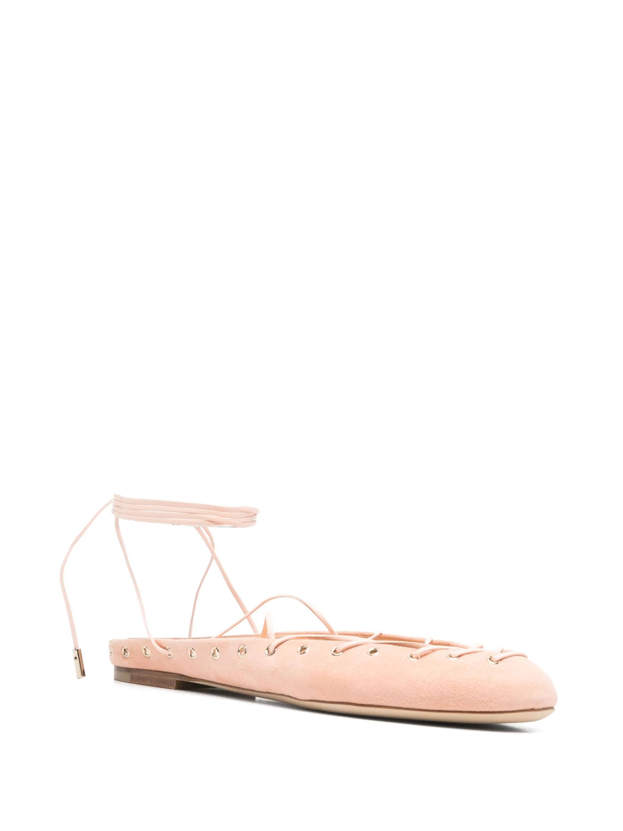 Ghillies ballet flats