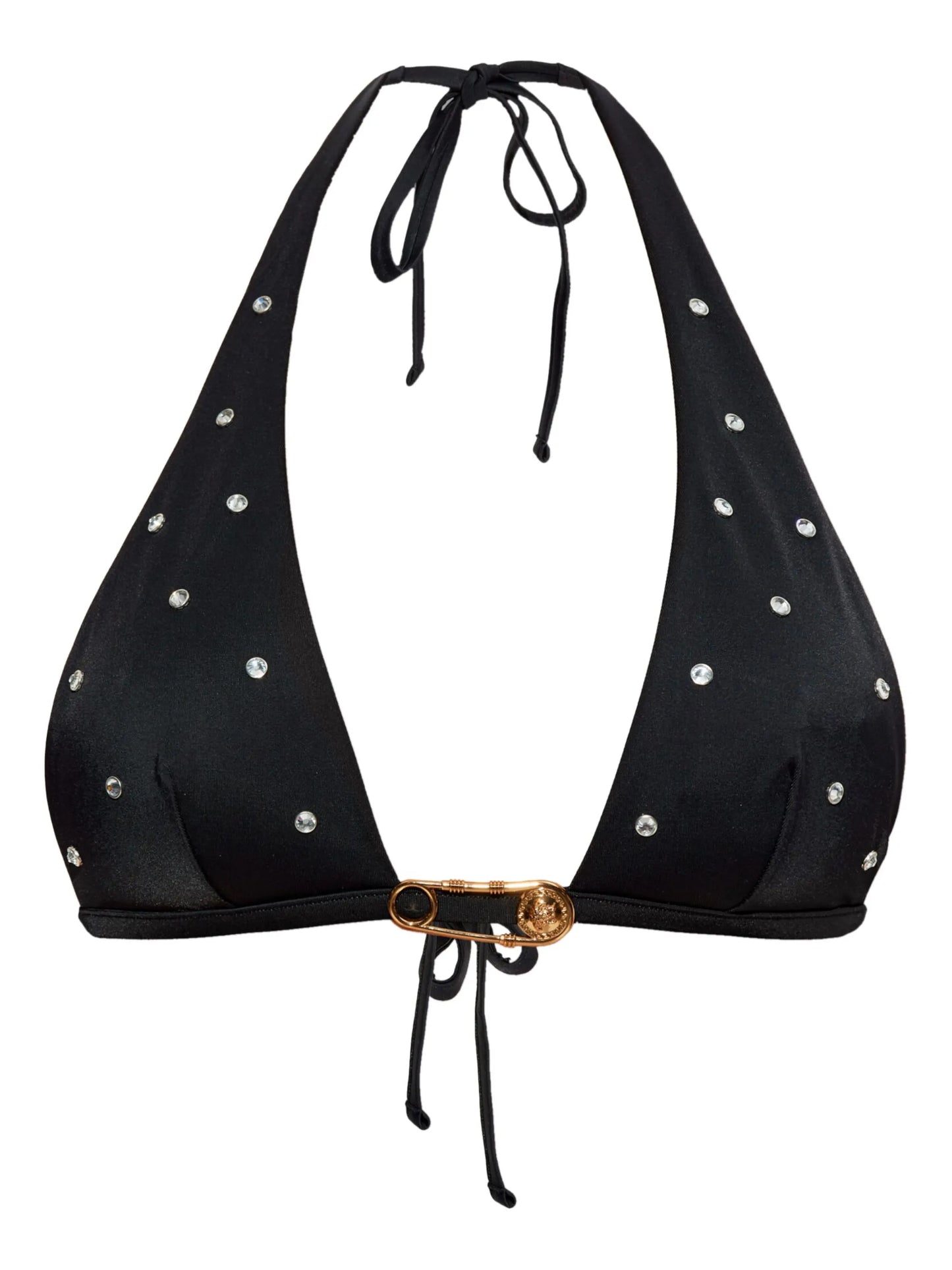 crystal-embellished bikini top